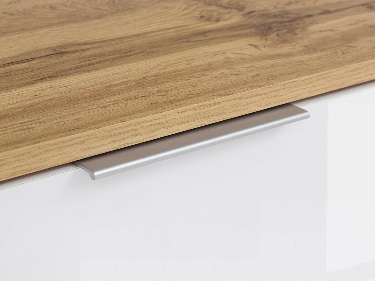 Шкафчик Tivetra 103 (Дуб вотан + Глянцевый белый)