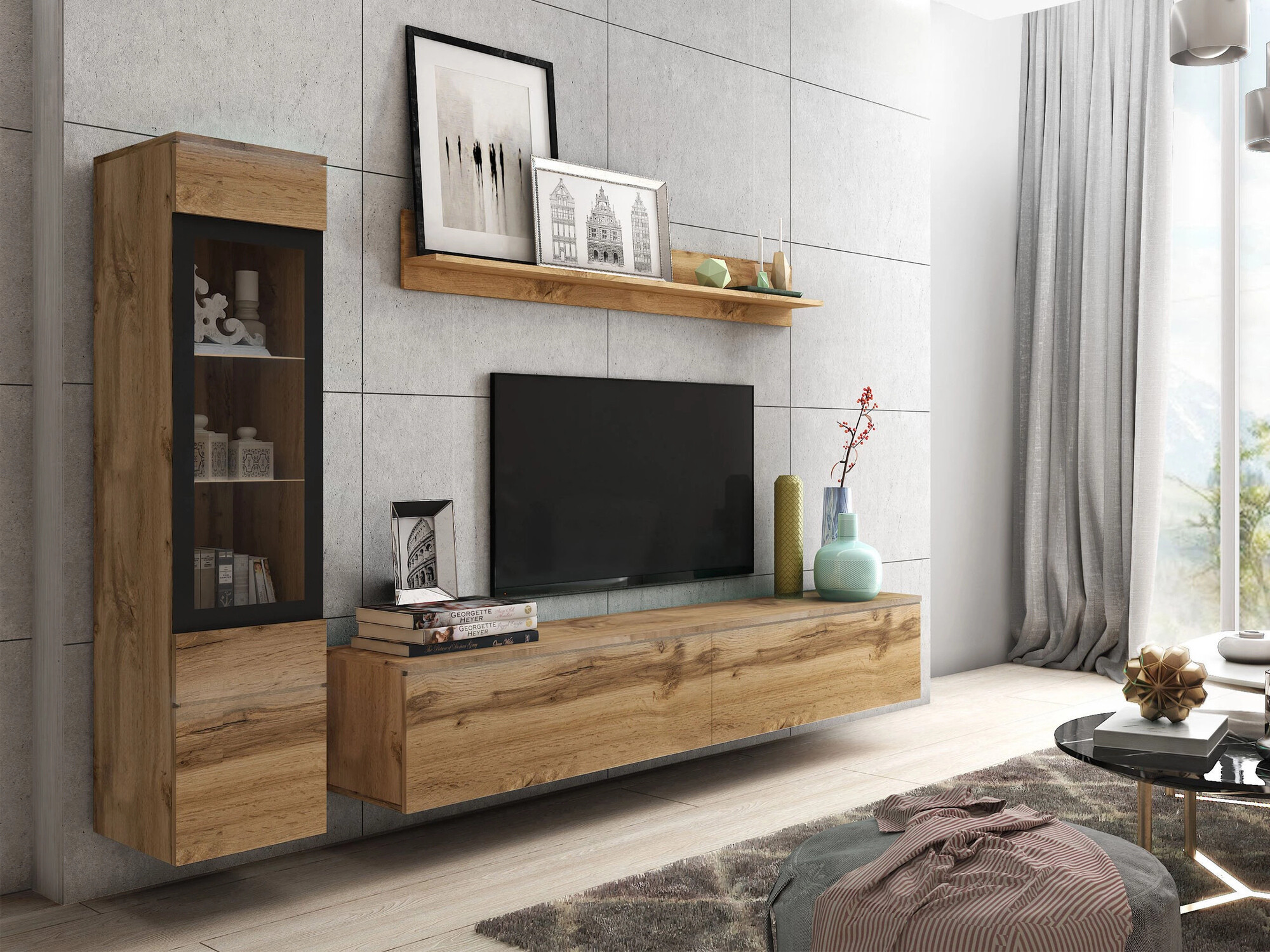 Viesistabas komplekts Sarasota 125 (Votan ozols)