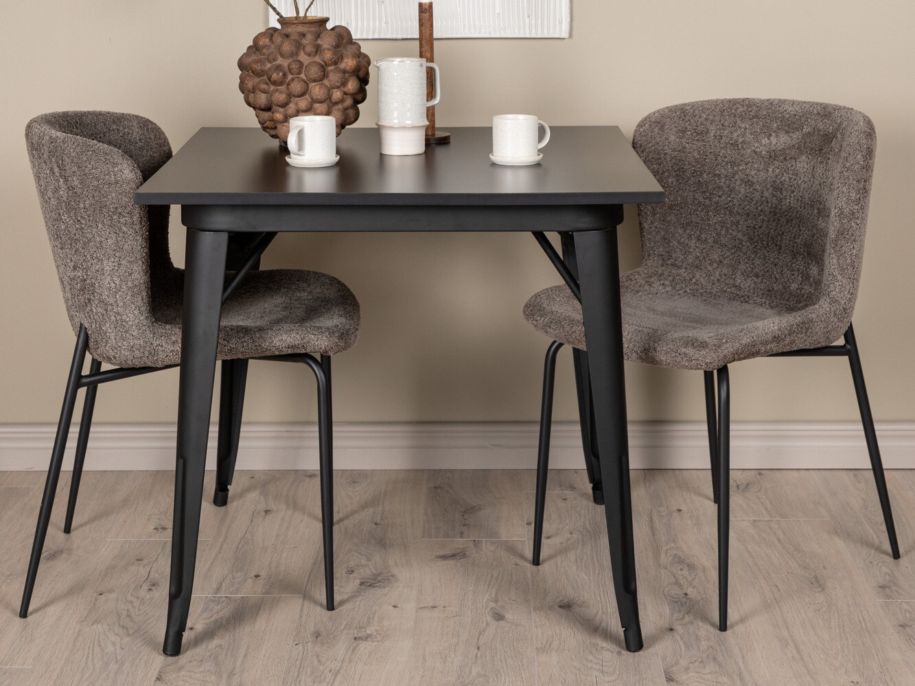 Ēdamistabas komplekts Dallas 3362 (Brūns + Melns)