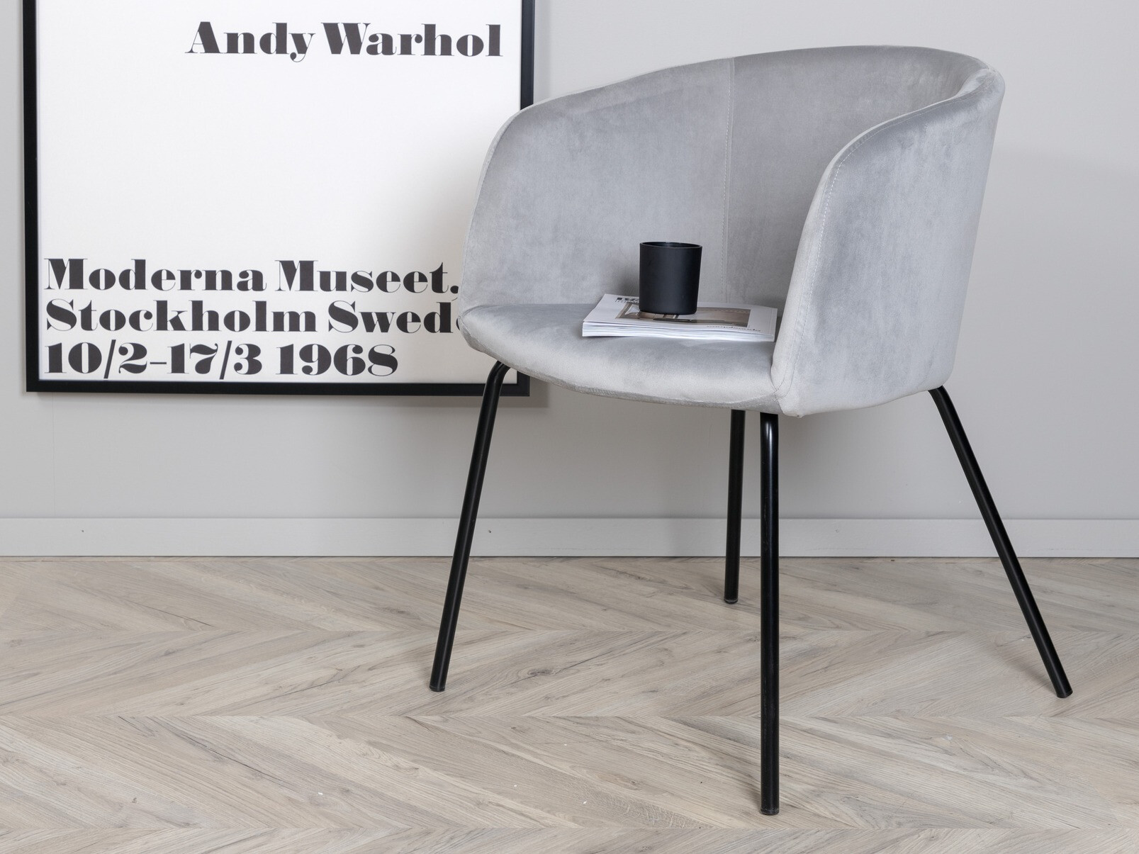 Krēsls Dallas 2603 (Pelēks + Melns)