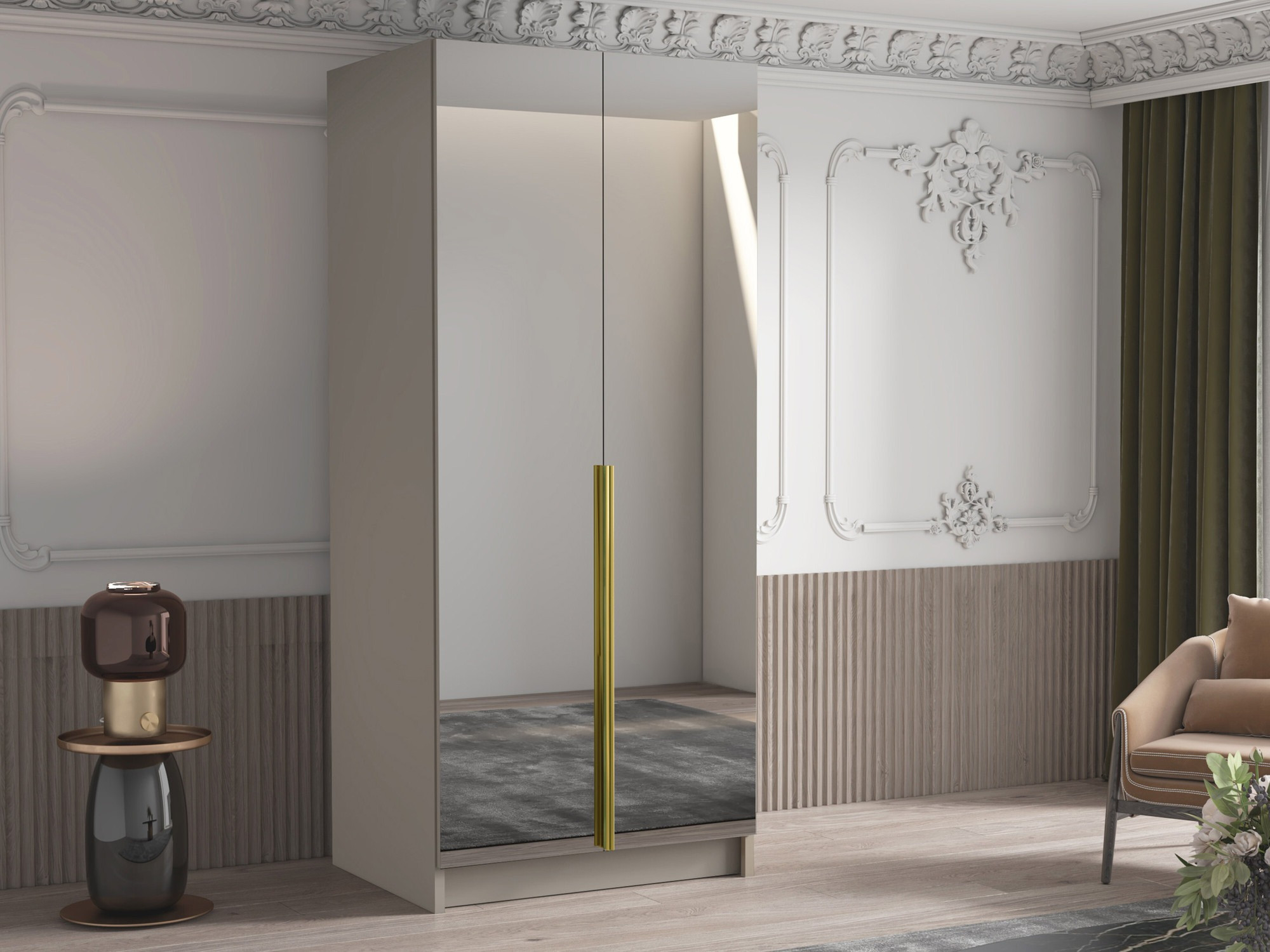 Шкаф Closico 193 (Кашемир + Золотой)