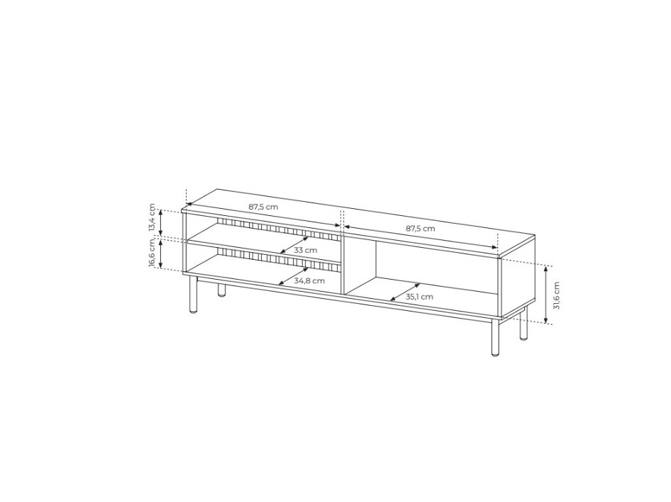 TV galds Livmave 105