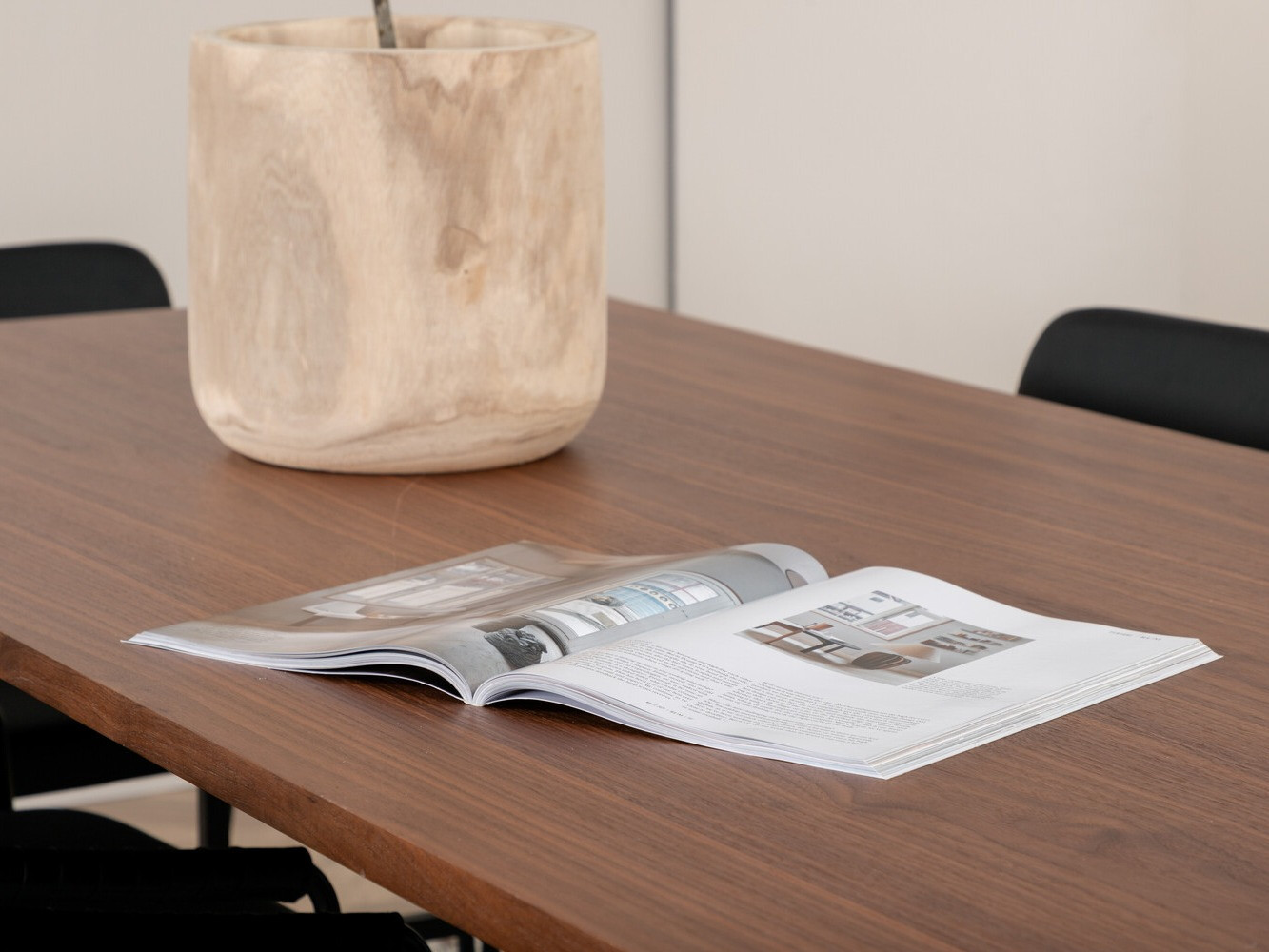 Ēdamistabas komplekts Dallas 2797 (Riekstkoks + Melns)