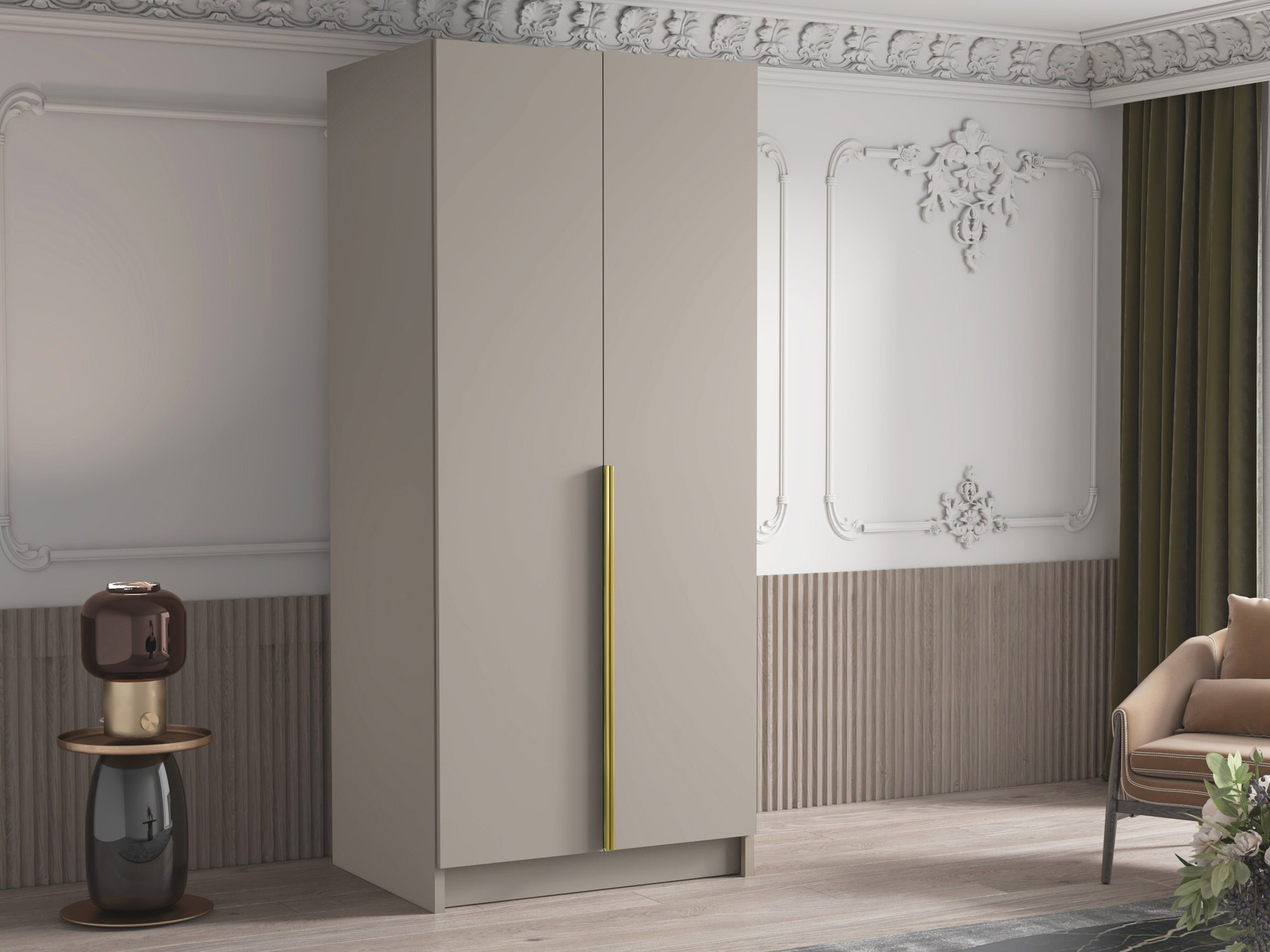 Шкаф Closico 195 (Кашемир + Золотой)
