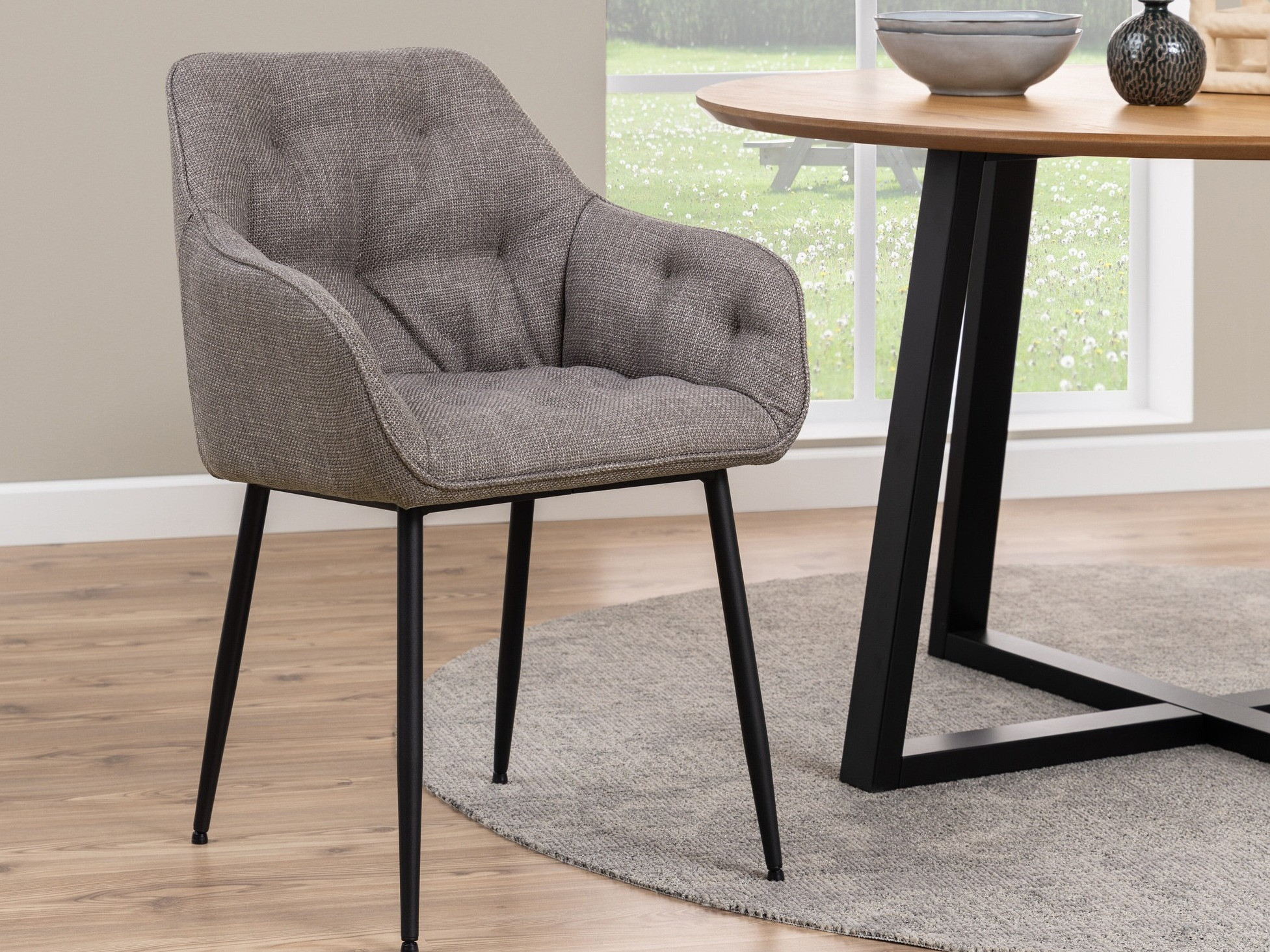 Стул Norsica 323 (Коричневый серый)