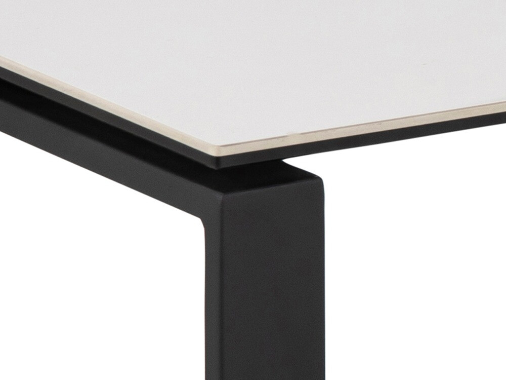 Комплект журнальных столиков Norsica 421 (Белый мрамор + Чёрный)