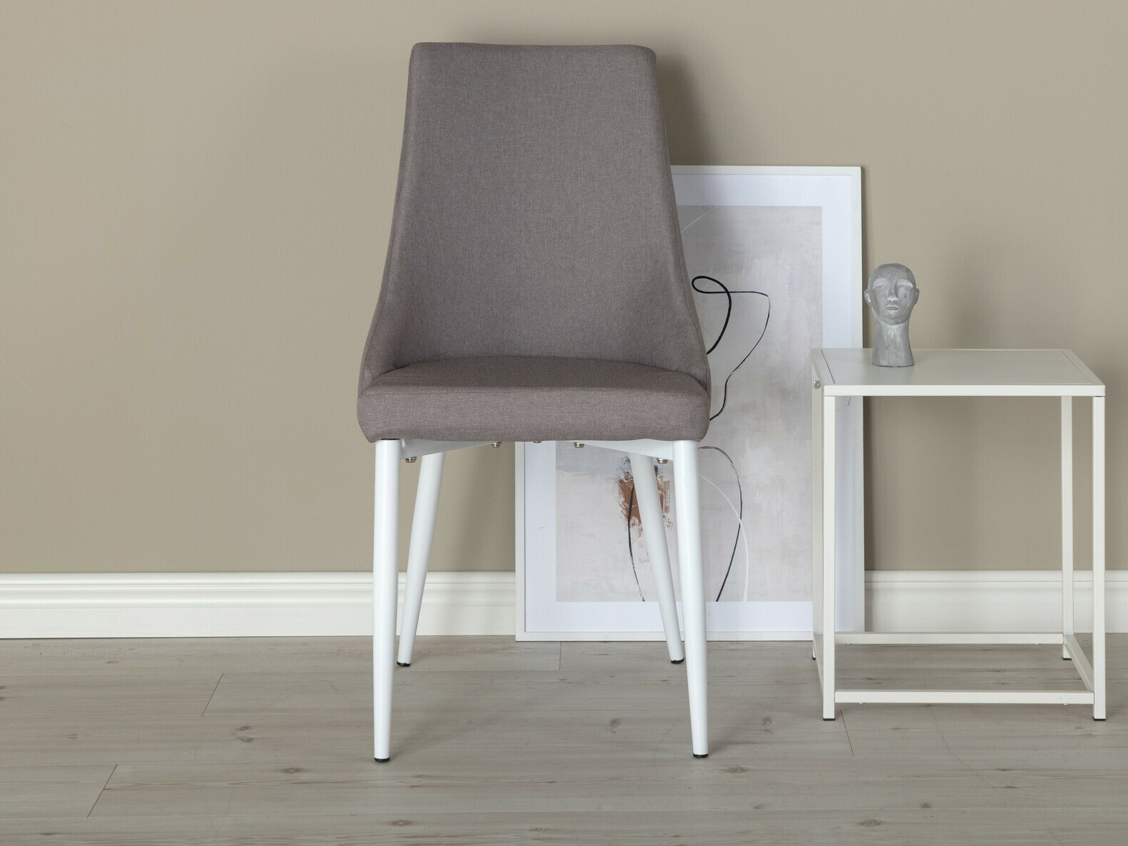 Krēsls Dallas 161 (Pelēks + Balts)