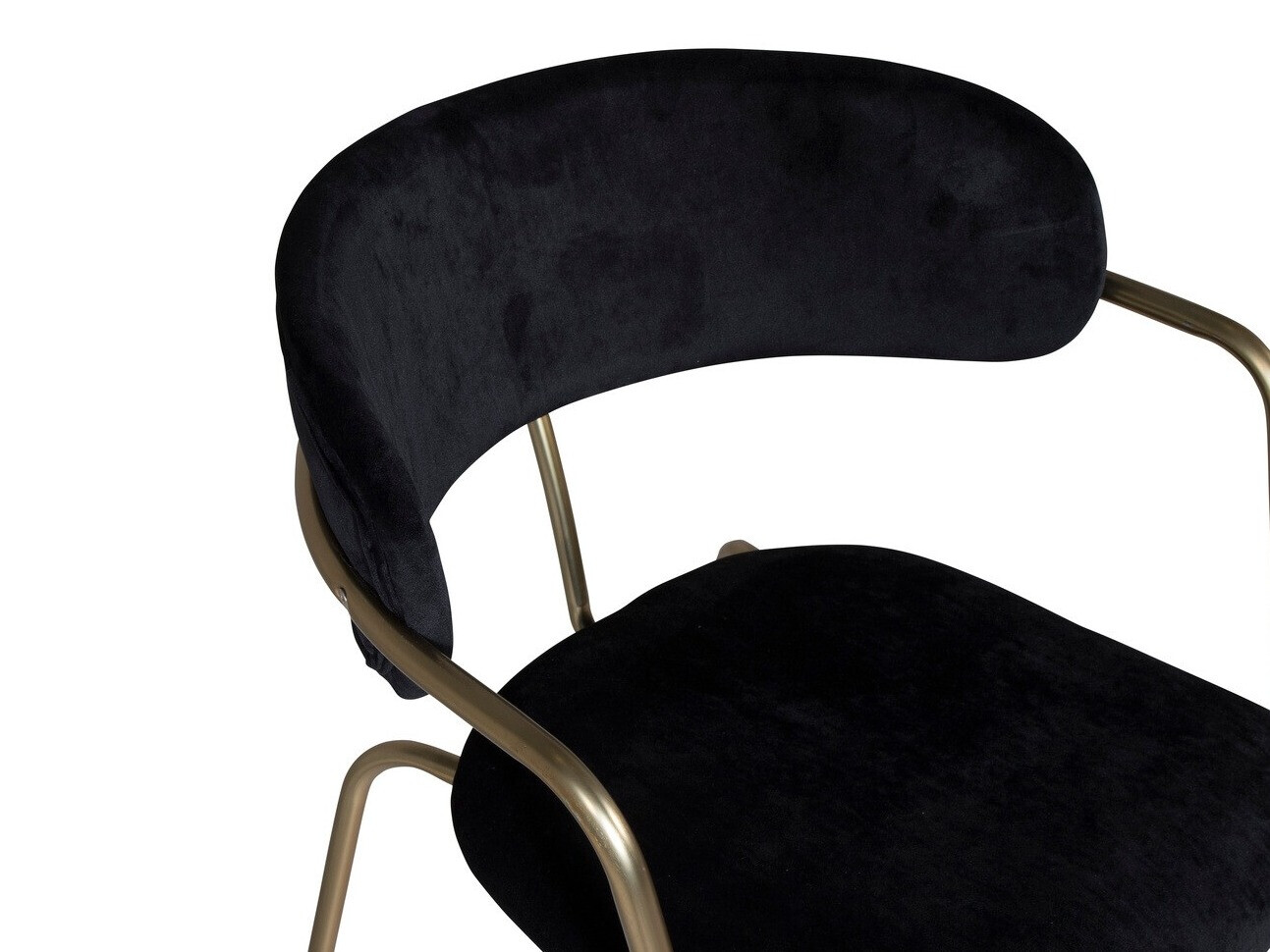 Стул Dallas 108 (Чёрный + Латунь)