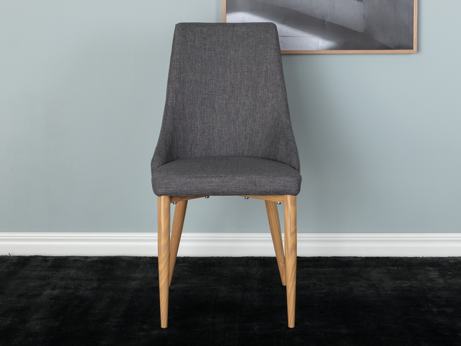 Стул Dallas 159 (Тёмно-серый + Коричневый)