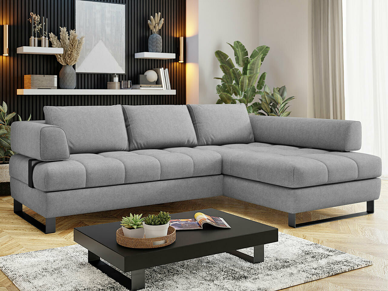 Угловой диван Lincoln 171 (Zetta 302)