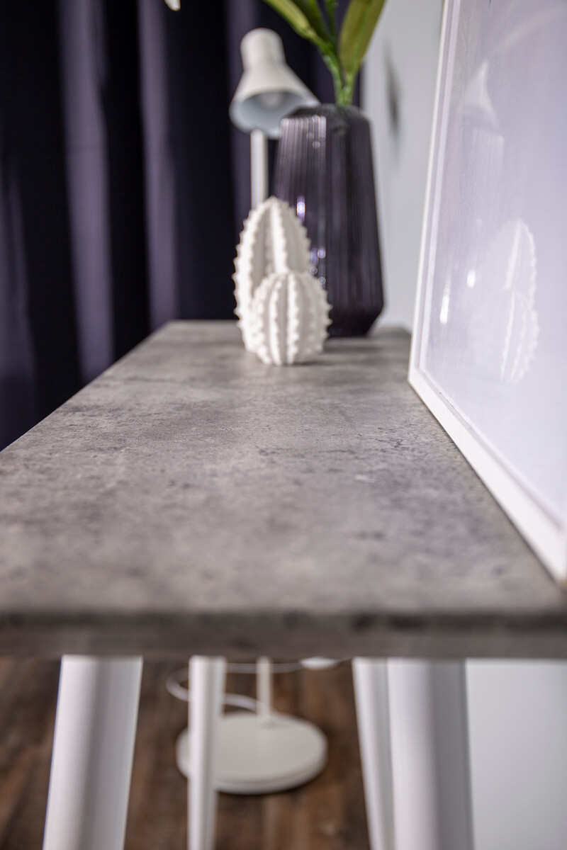 Консоль Dallas 226 (Бетон + Белый)