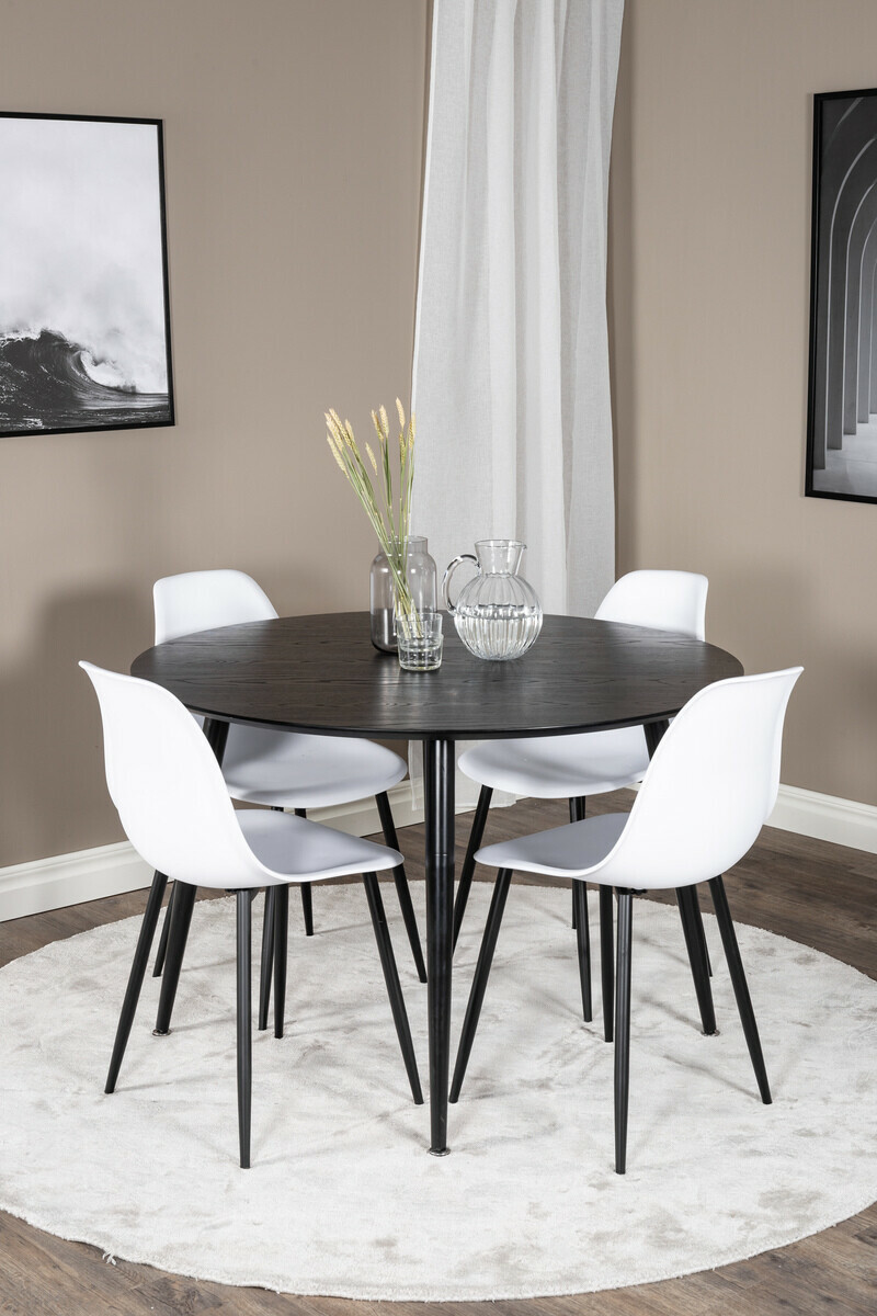 Krēsls Dallas 198 (Balts + Melns)