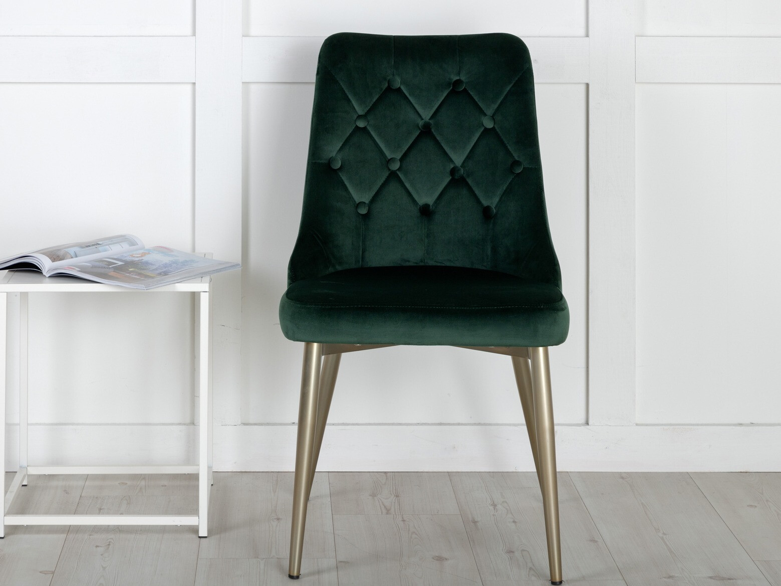 Krēsls Dallas 203 (Zaļš + zelta)