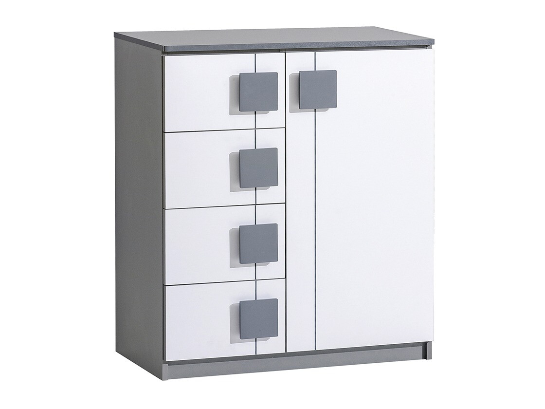 Kumode Elmenou 102 (Balts + Antracīts)