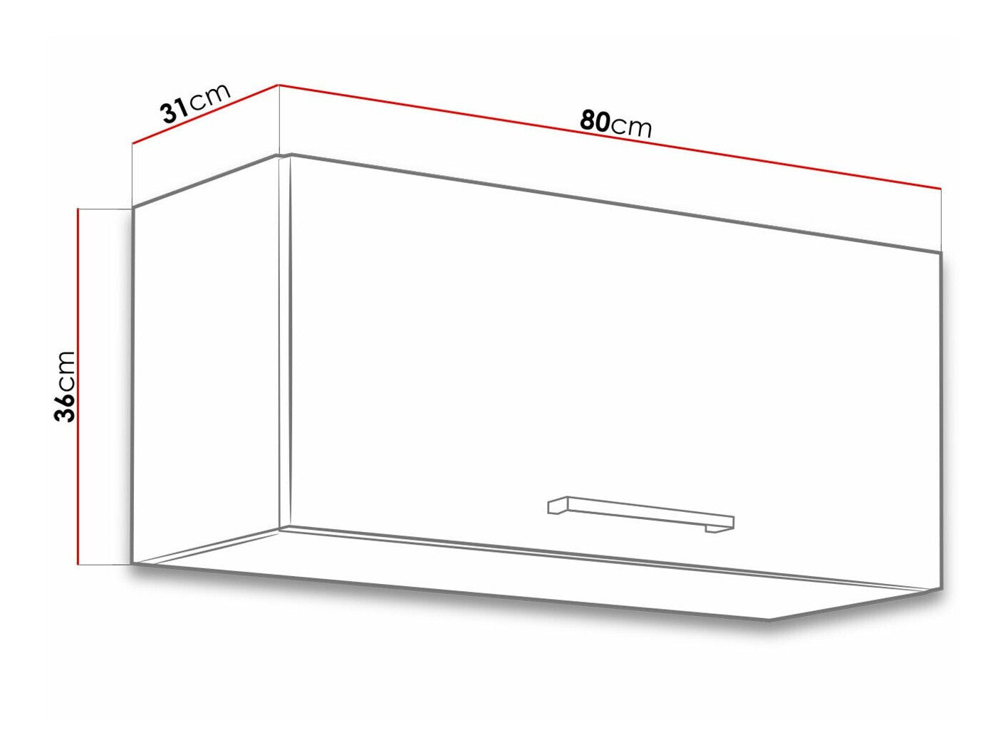 Модульный настенный шкафчик Wood Dark 136
