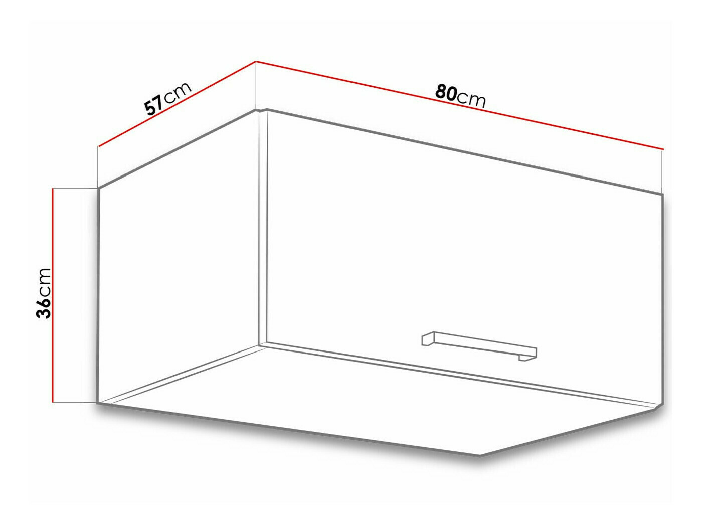 Moduļu piekarams skapis Wood Dark 132