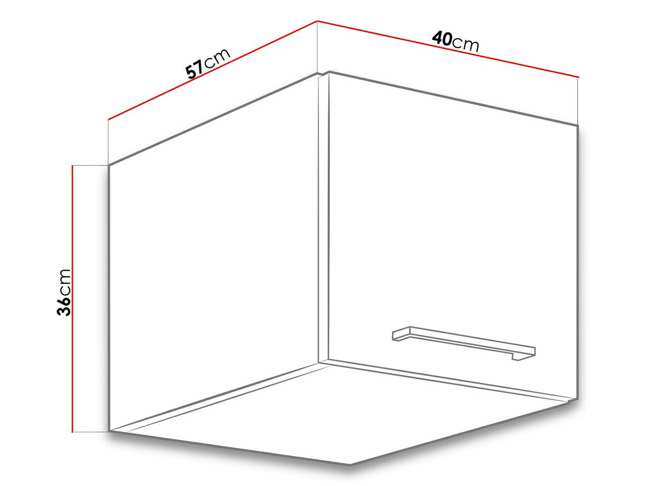 Moduļu piekarams skapis Wood Dark 137