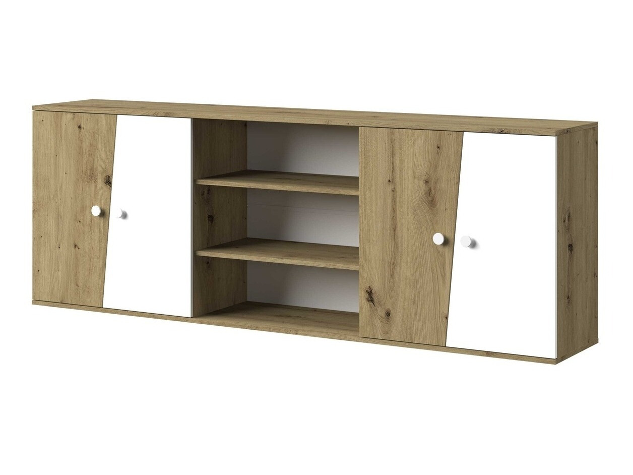 Настенные шкафы Mirelbu 115 (Artisan дуб + Белый)