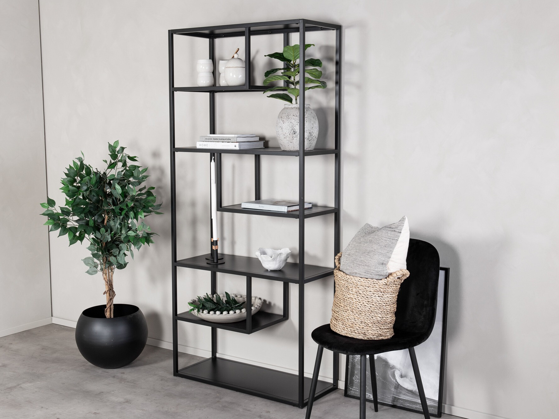 Стеллаж Dallas 214 (Чёрный)