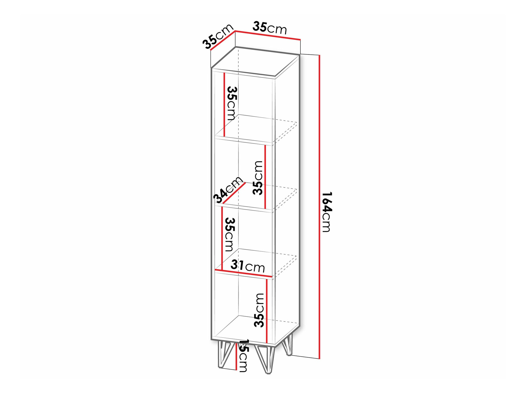 Стеллаж Domdele 110