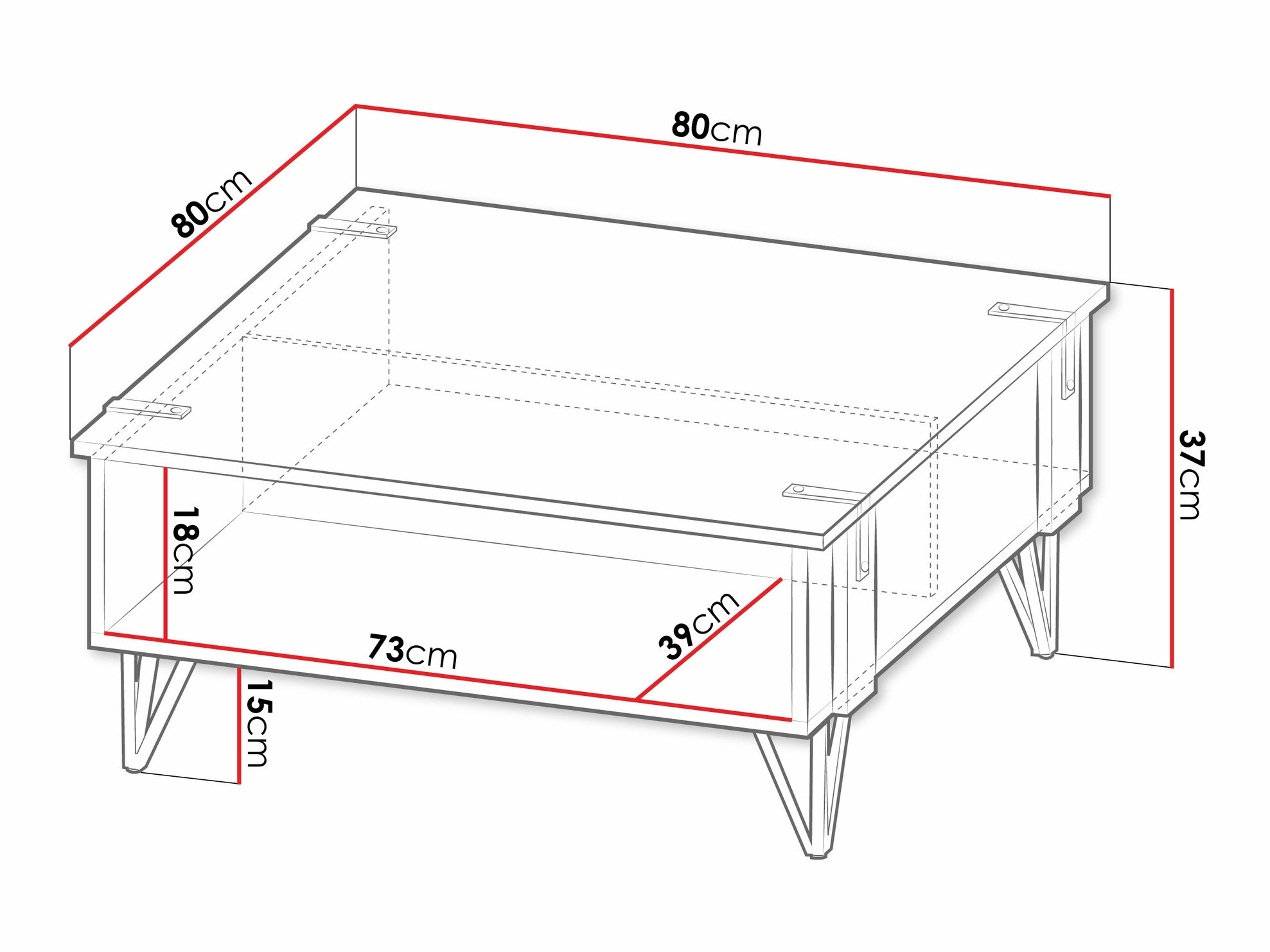 Žurnālu galdiņš Domdele 111