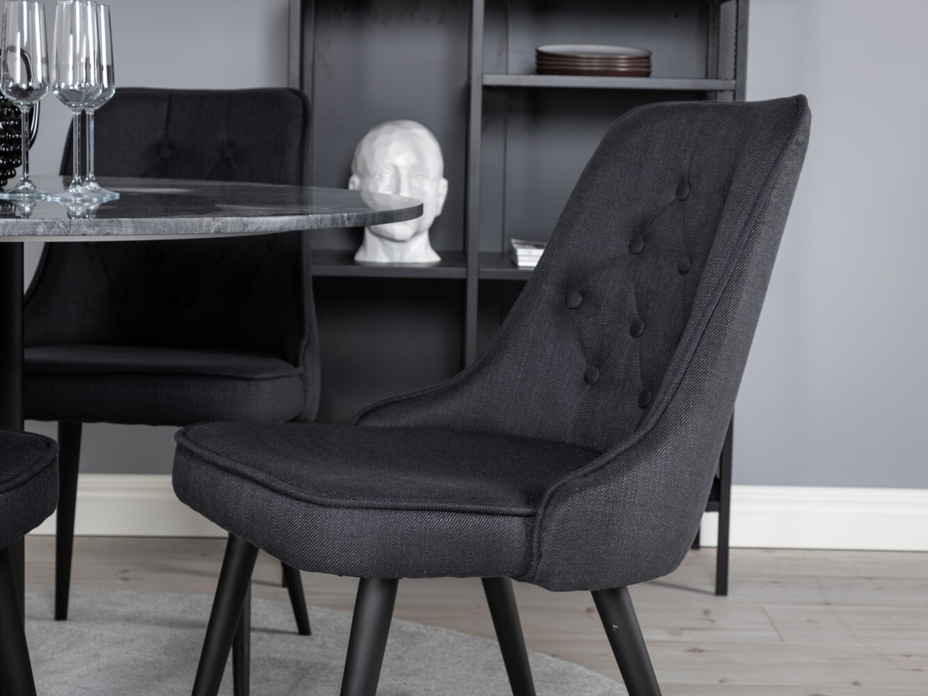 Обеденный гарнитур Dallas 2671 (Чёрный)