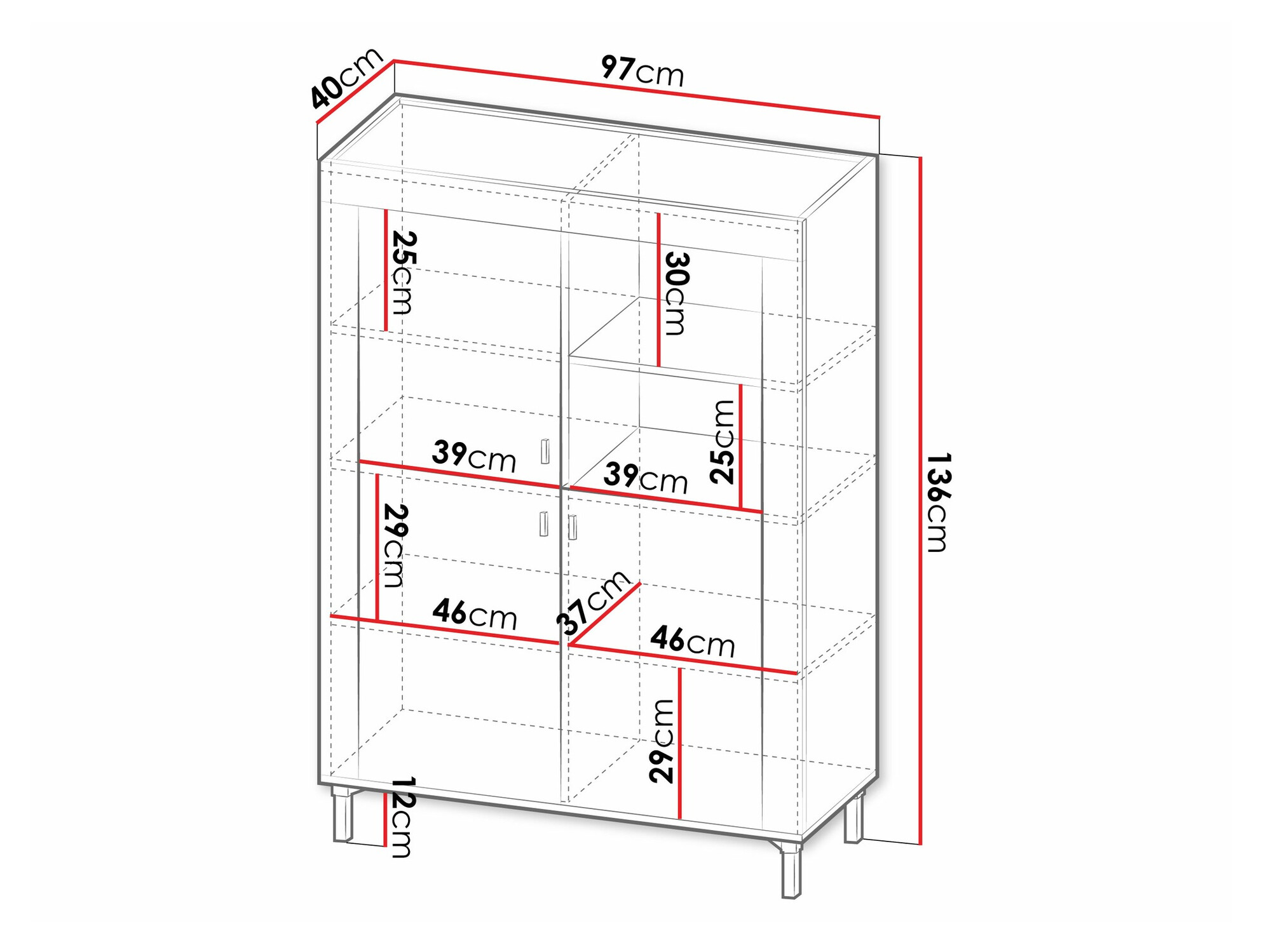 Plaukts Mormavu 105 (Matēts balts)