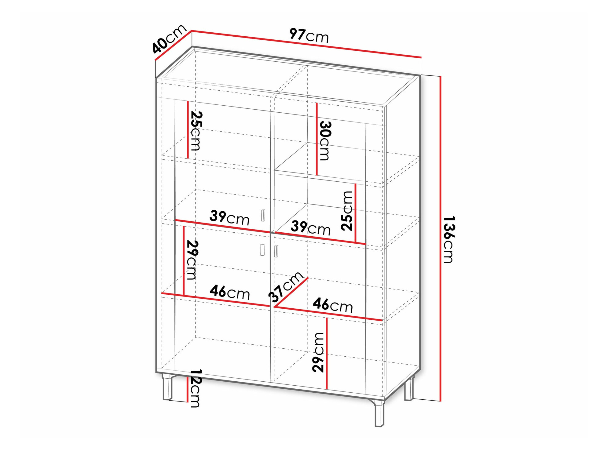 Plaukts Mormavu 105 (Matēts balts)