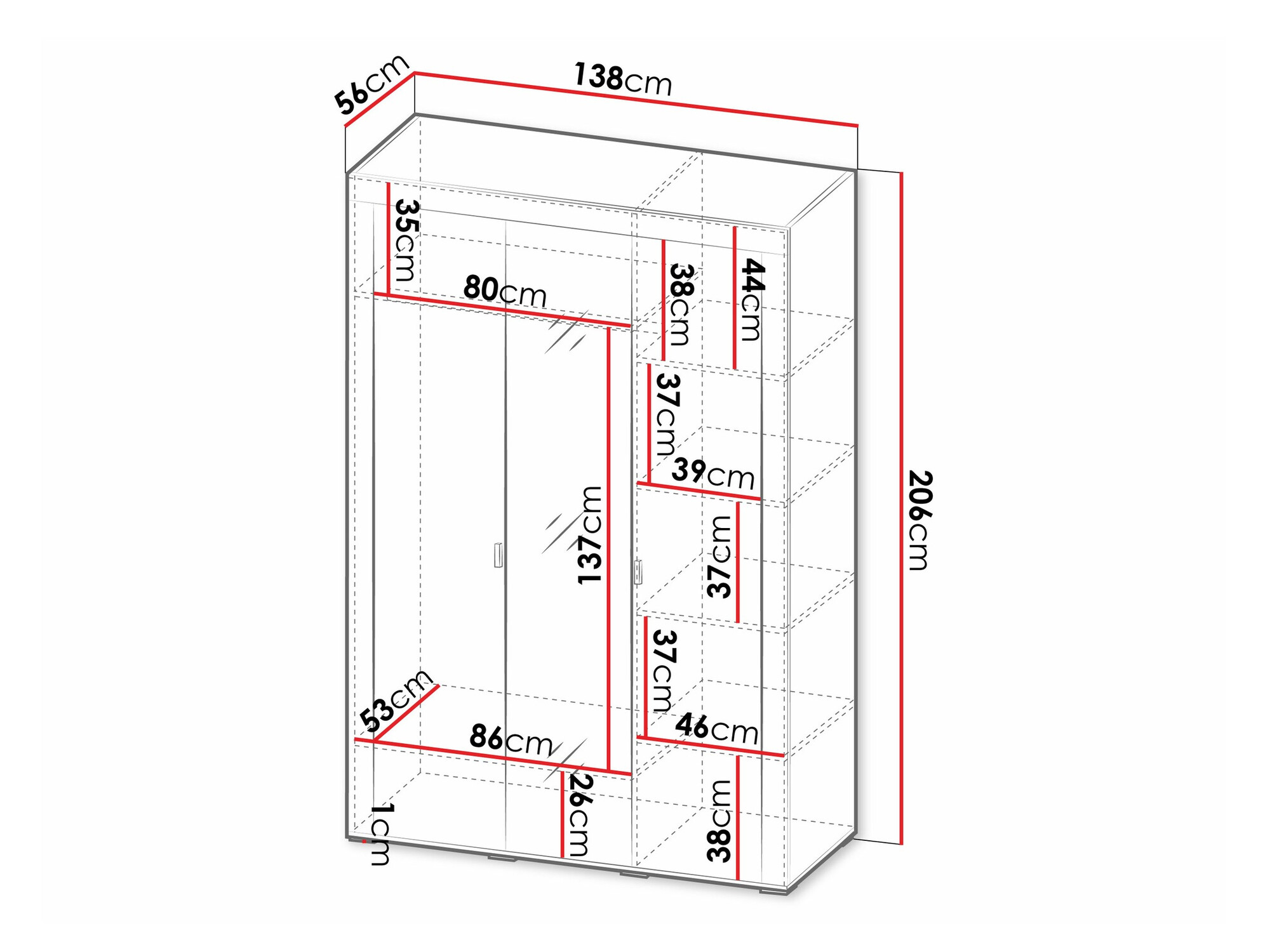 Шкаф Mormavu 101 (Кашемир)