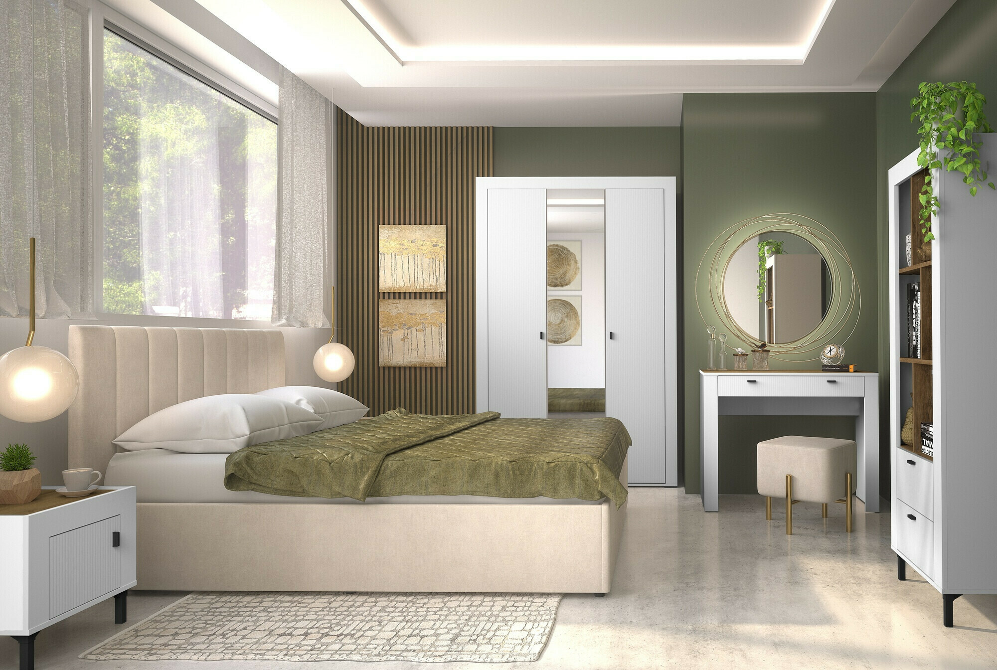 Skapis Mormavu 101 (Matēts balts)