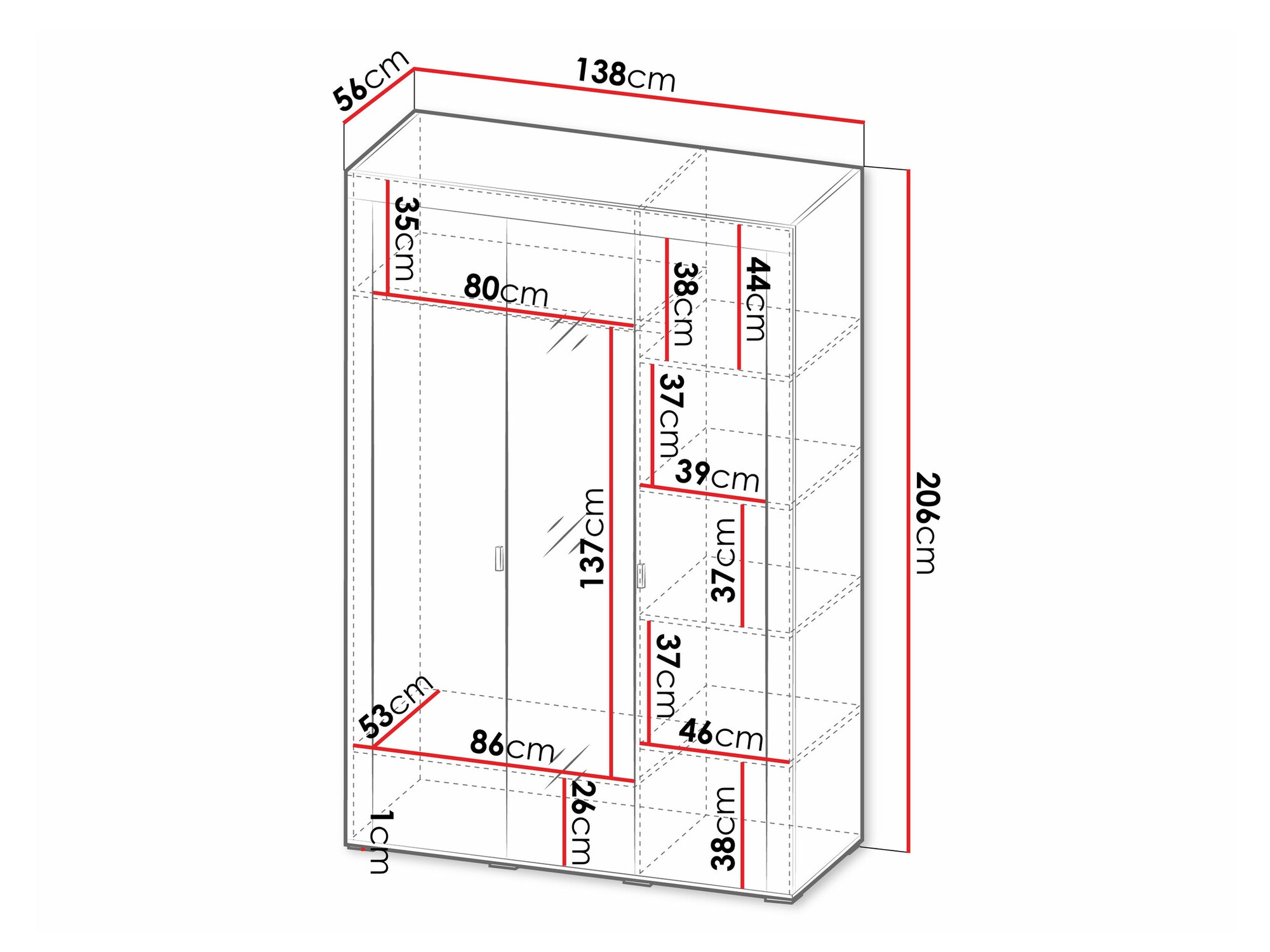 Skapis Mormavu 101 (Matēts melns)