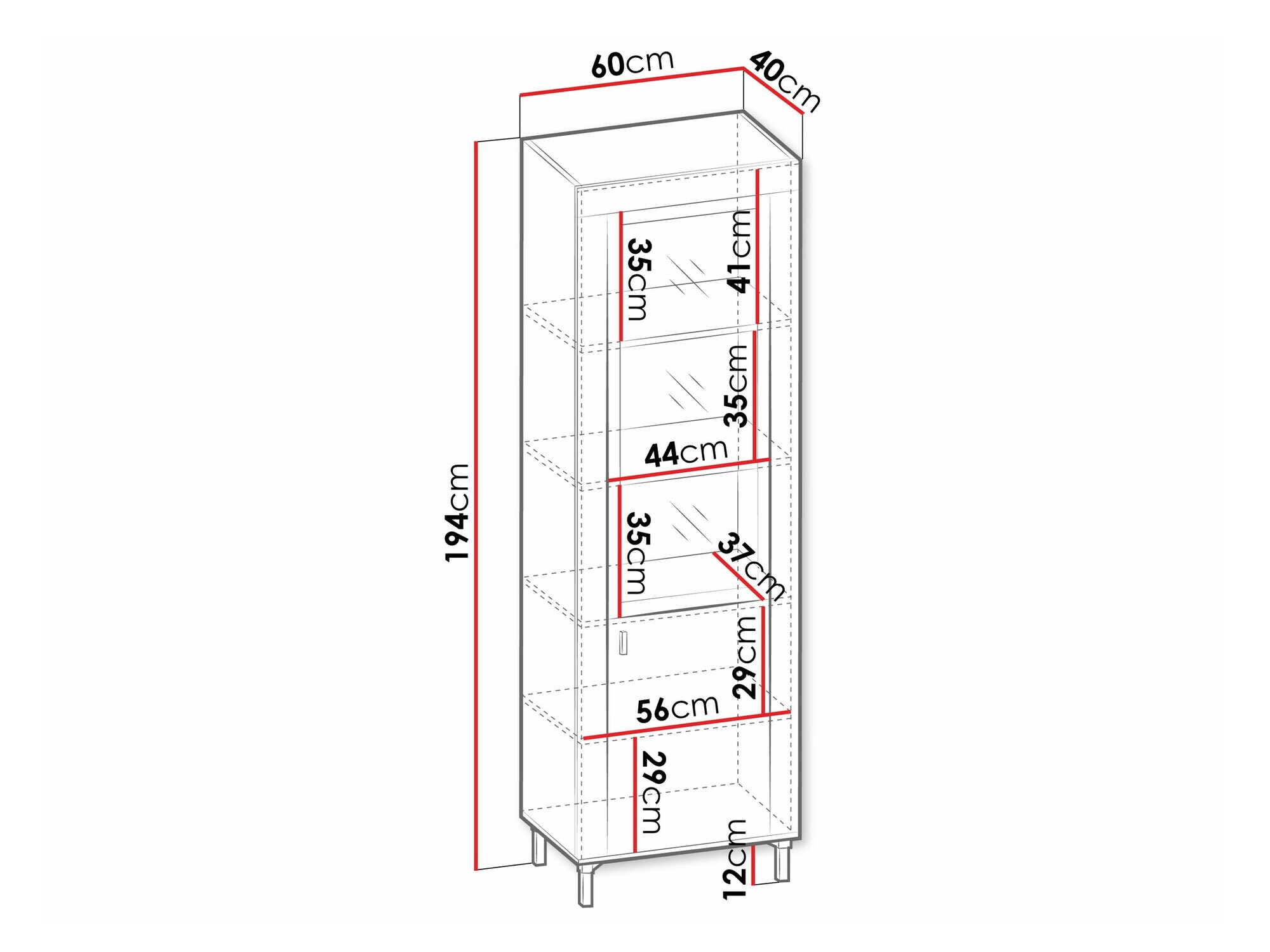 Стеллаж Mormavu 104 (Матовый белый)