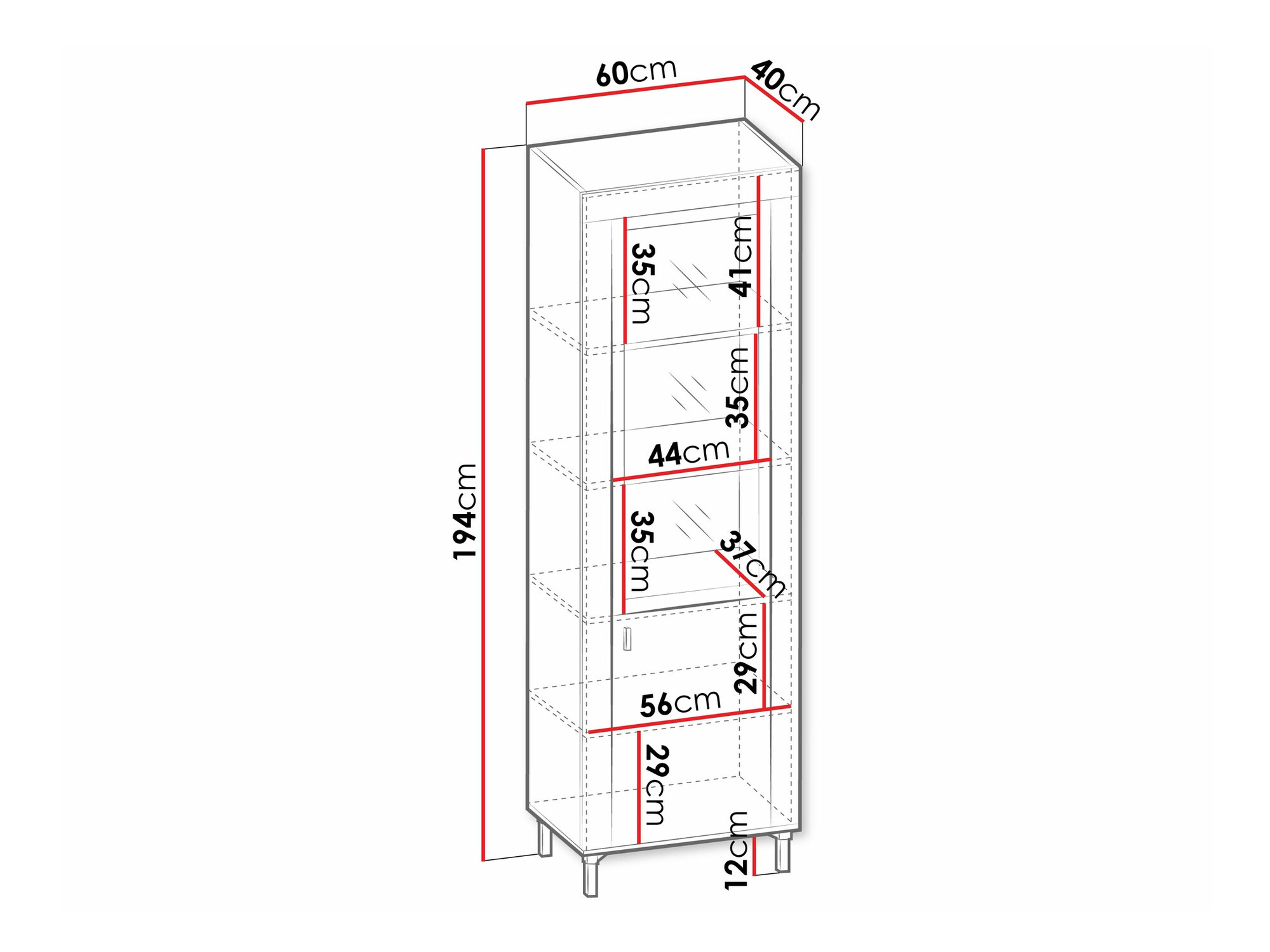 Стеллаж Mormavu 104 (Матовый черный)