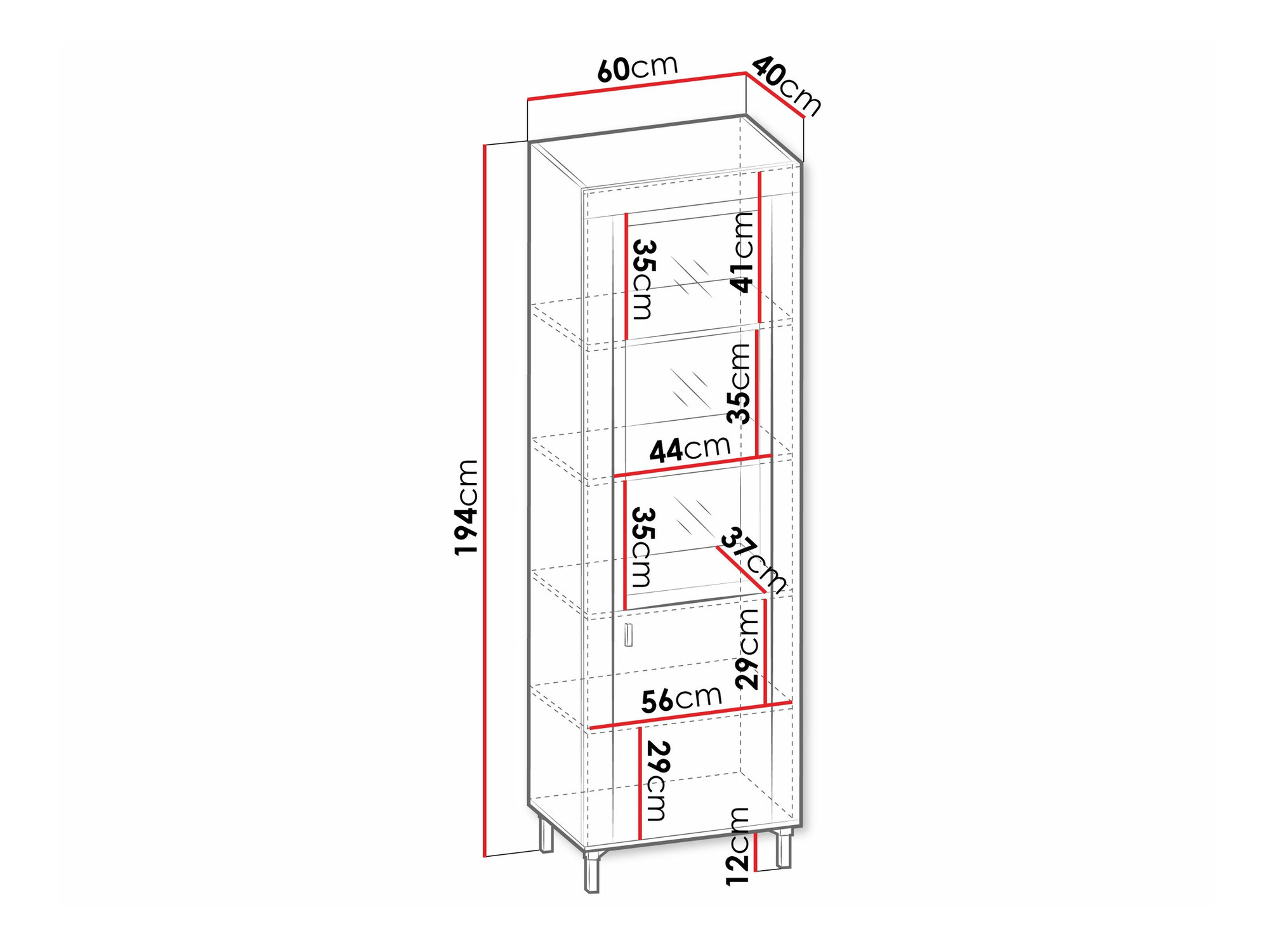 Стеллаж Mormavu 104 (Матовый черный)