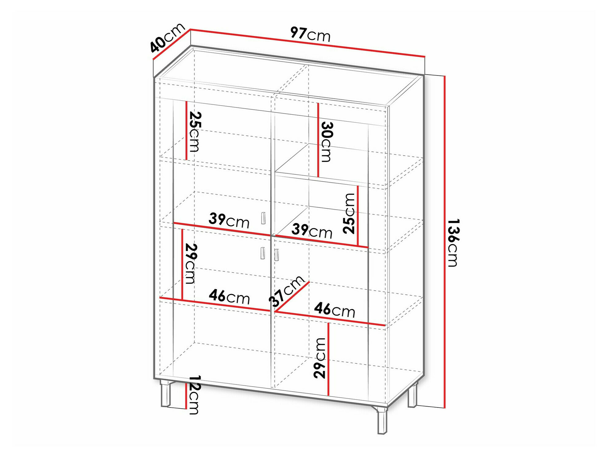 Стеллаж Mormavu 105 (Кашемир)
