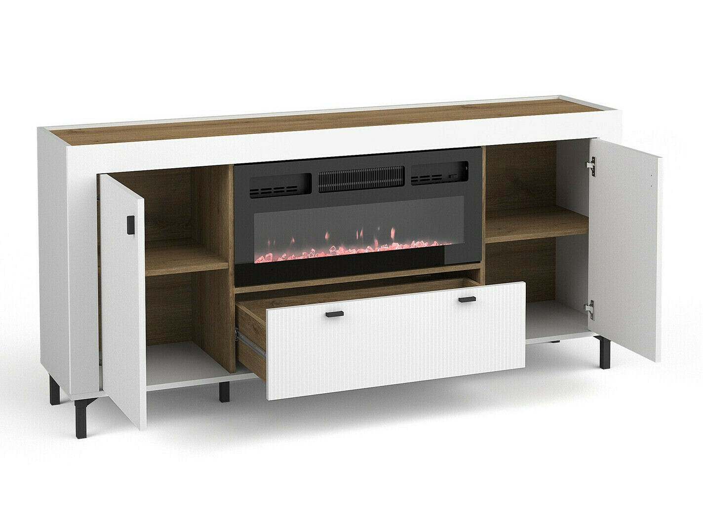 Viesistabas komplekts Mormavu 115 (Matēts balts)