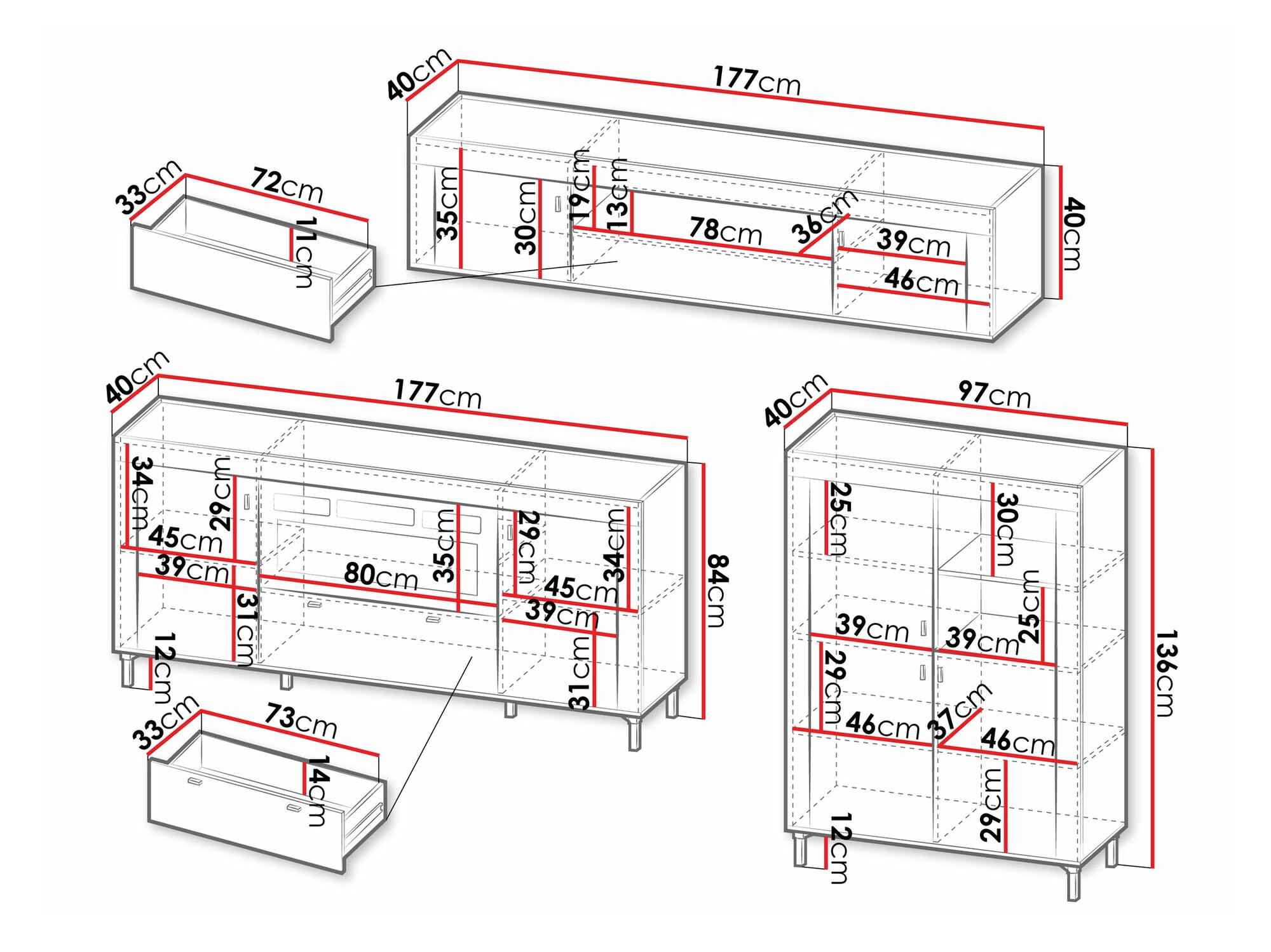 Viesistabas komplekts Mormavu 115 (Matēts melns)