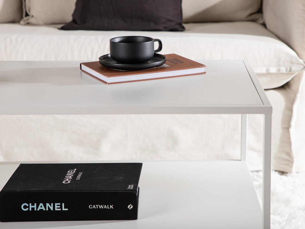 Žurnālu galdiņš Dallas 4727 (Balts)