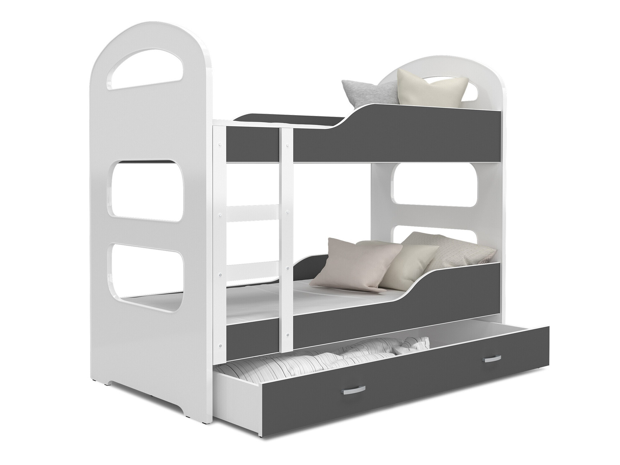 Двухъярусная кровать Aurora 114 (Серый)