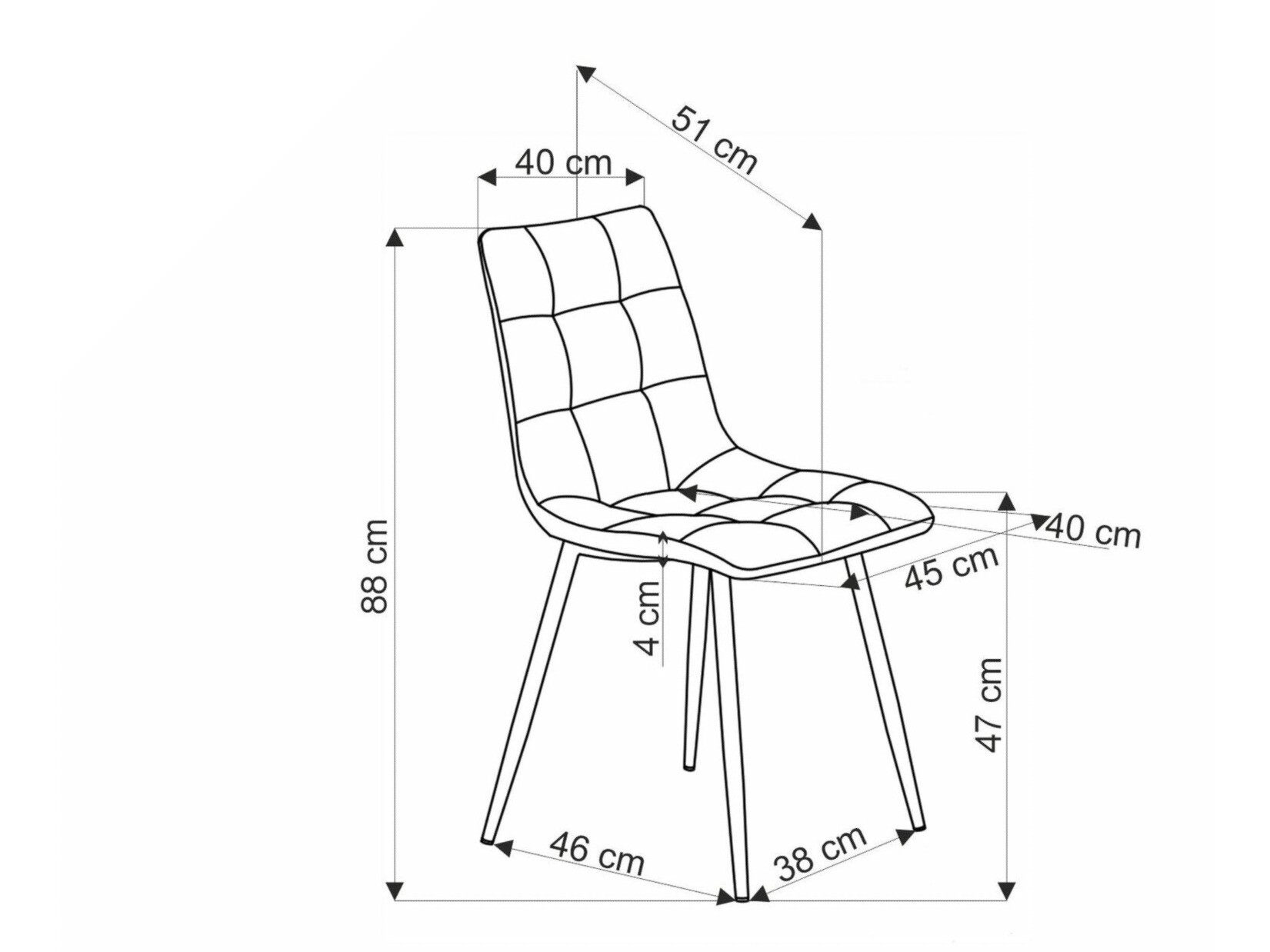 Krēsls Houston 1783 (Bēšs)
