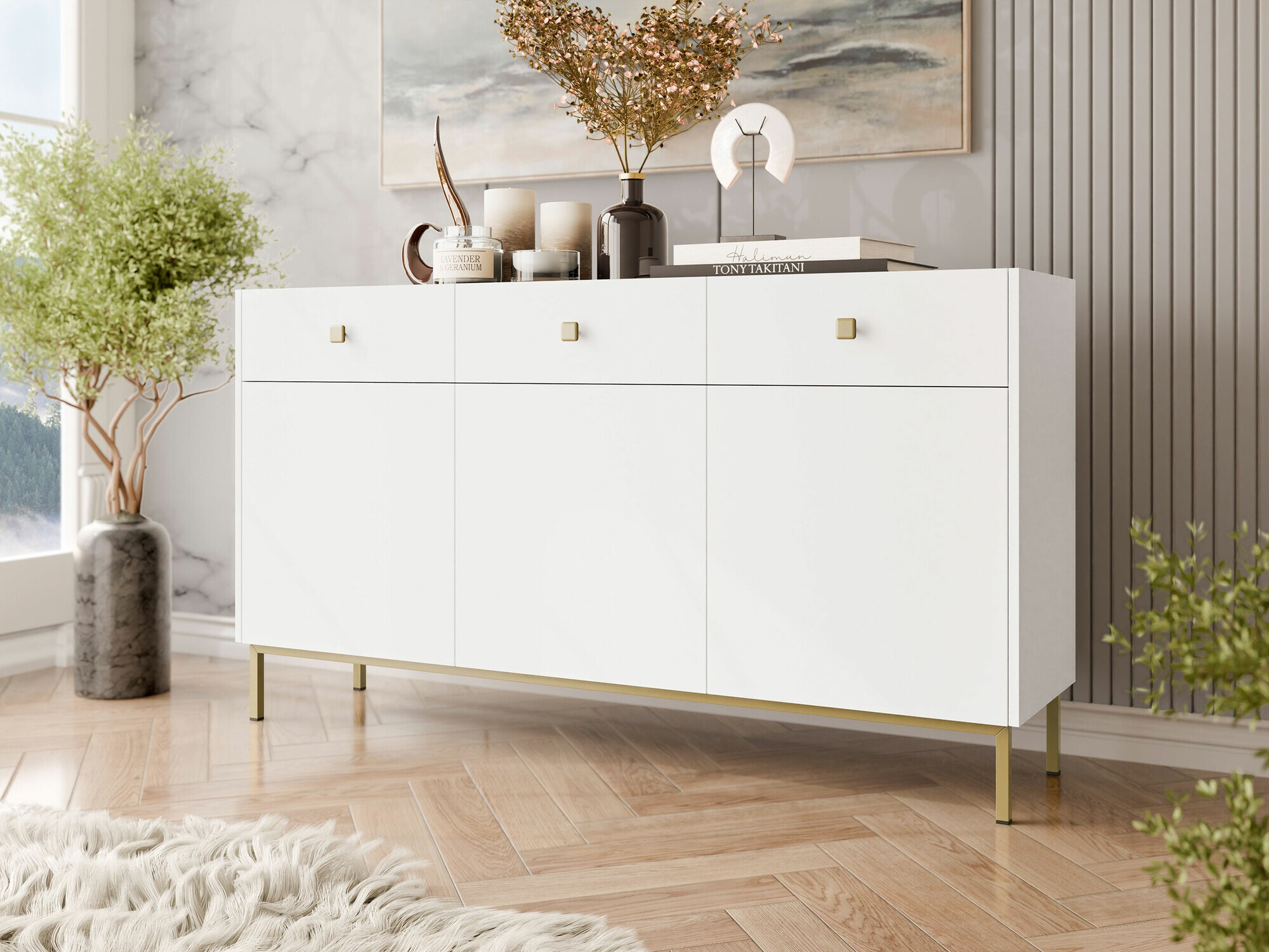 Kumode Comfivo Nunove 101 (Balts)