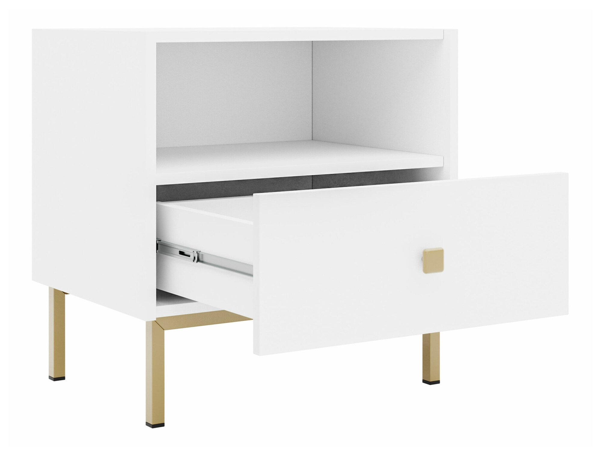 Naktsgaldiņš Comfivo Nunove 105 (Balts)