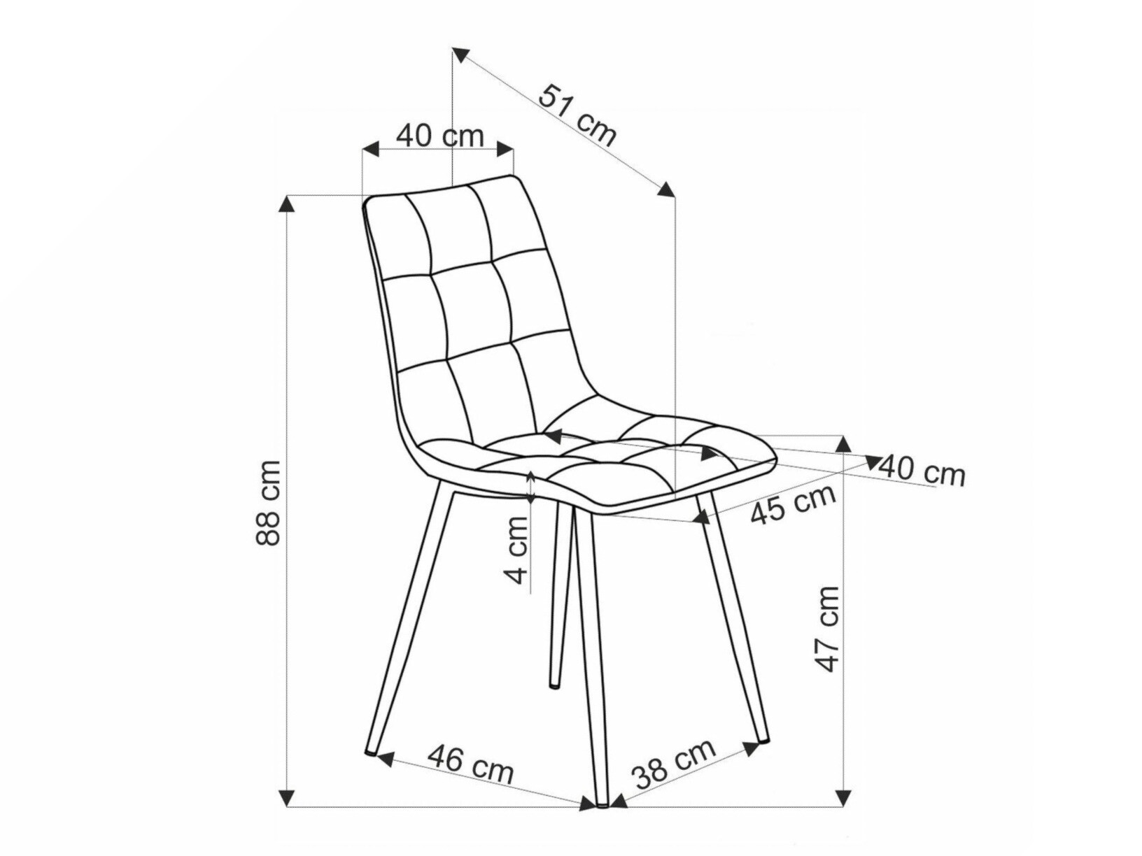 Стул Houston 1783 (Серый)