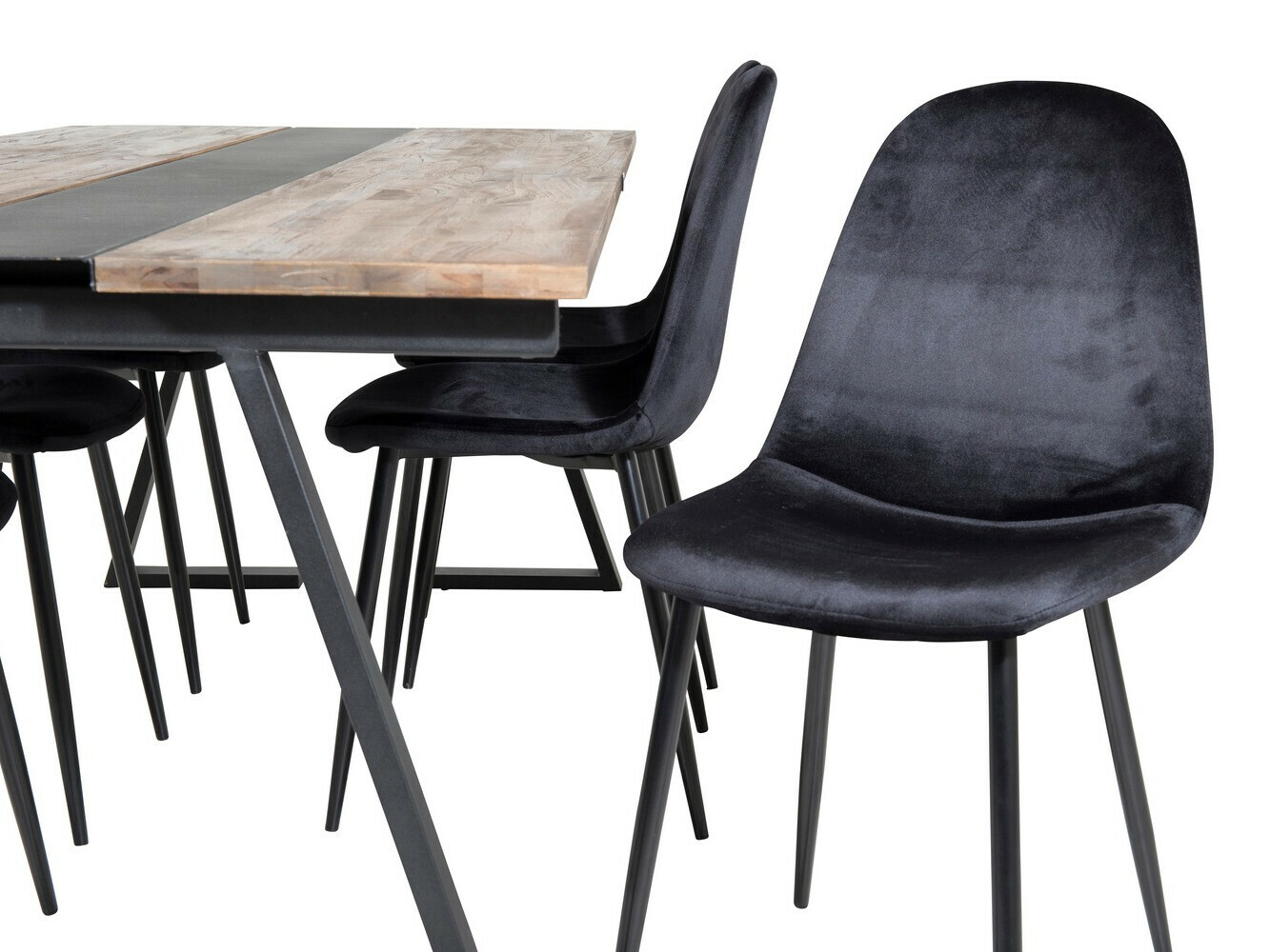 Ēdamistabas komplekts Dallas 1949 (Melns)