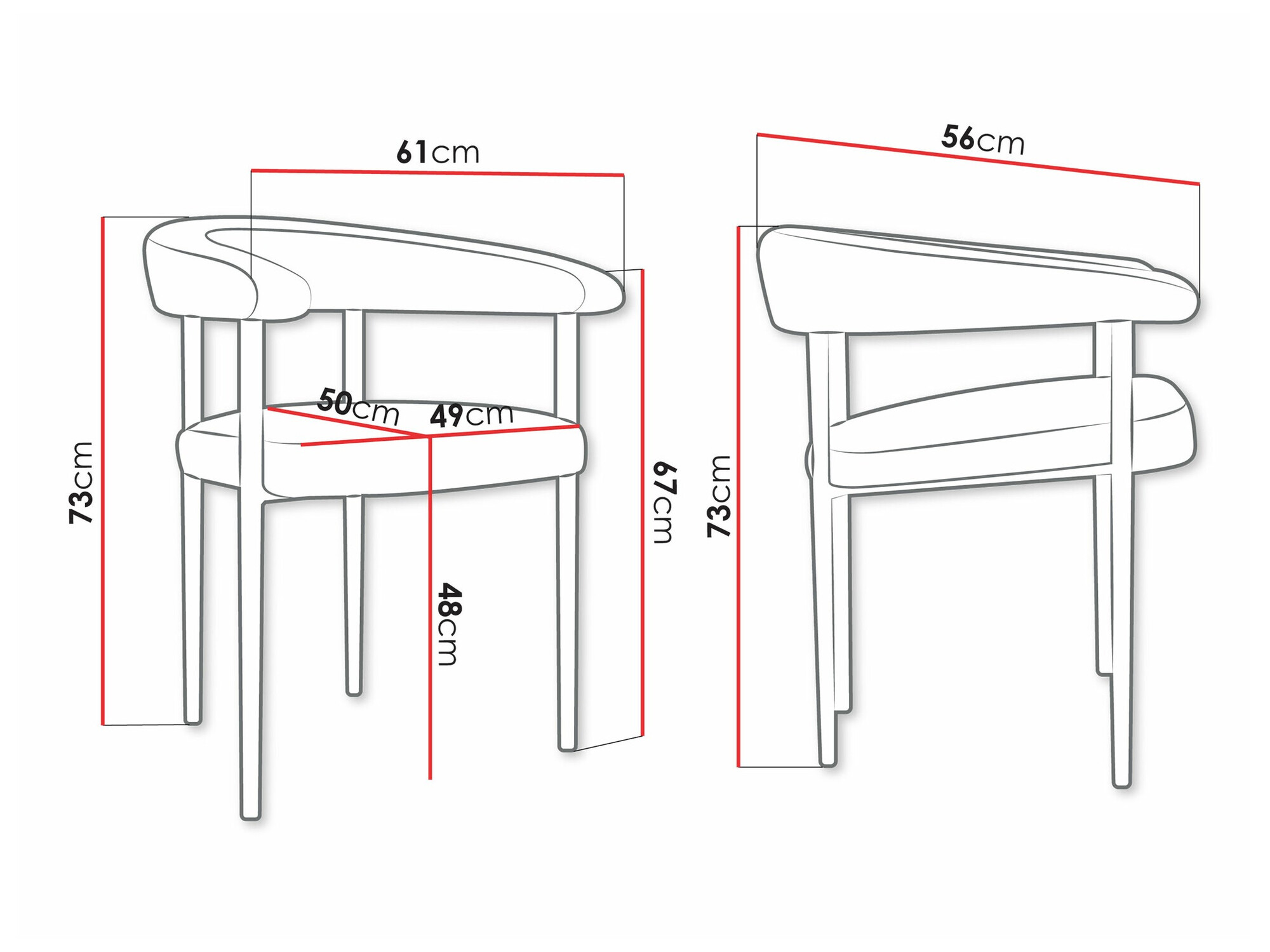 Krēsls Jackson 110 (Melns + Magic Velvet 2216)