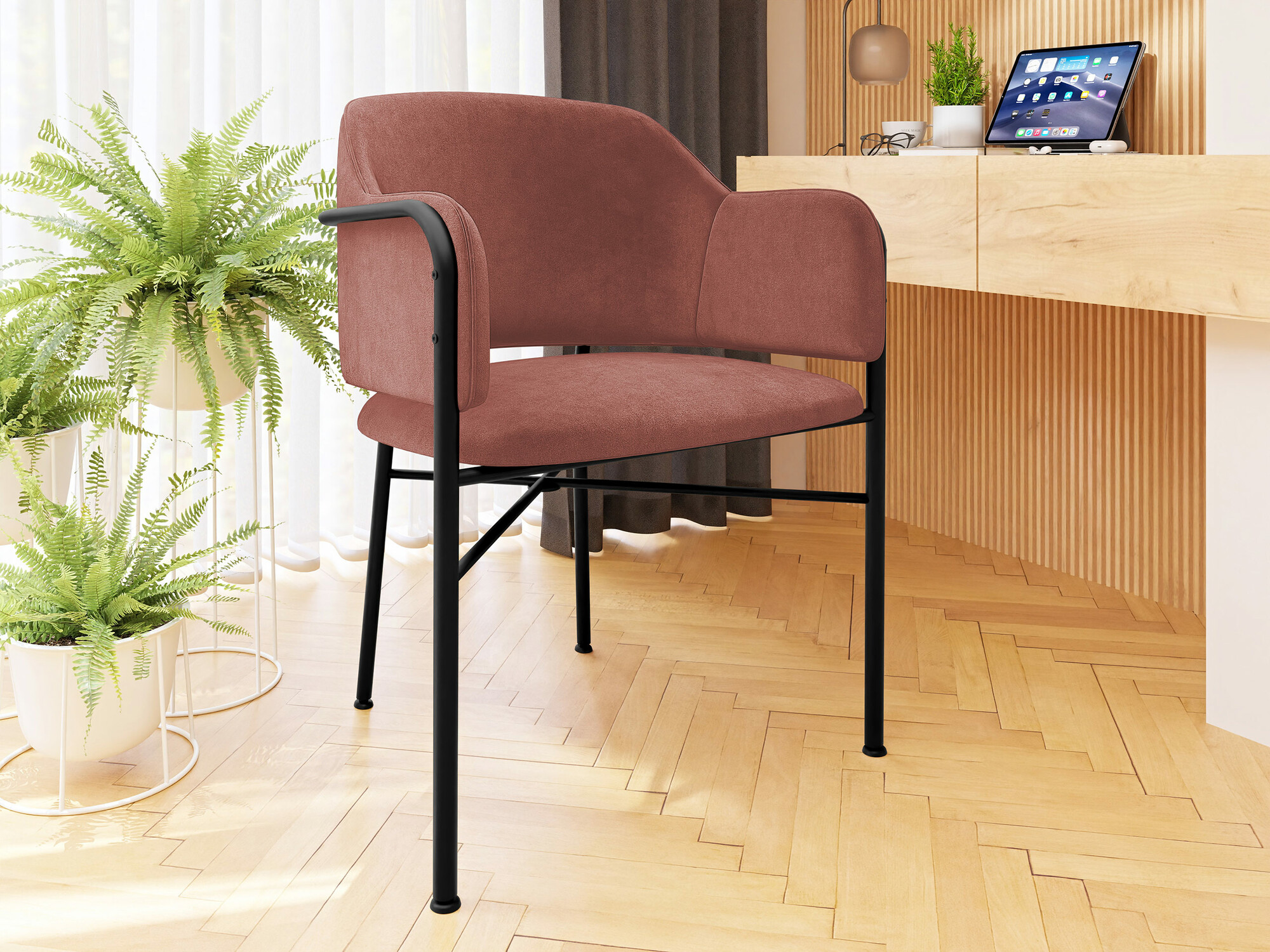 Krēsls Jackson 113 (Melns + Magic Velvet 2258)