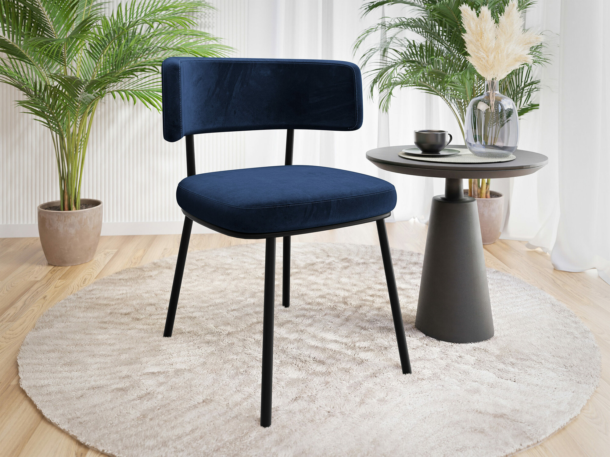 Krēsls Jackson 114 (Melns + Magic Velvet 2216)