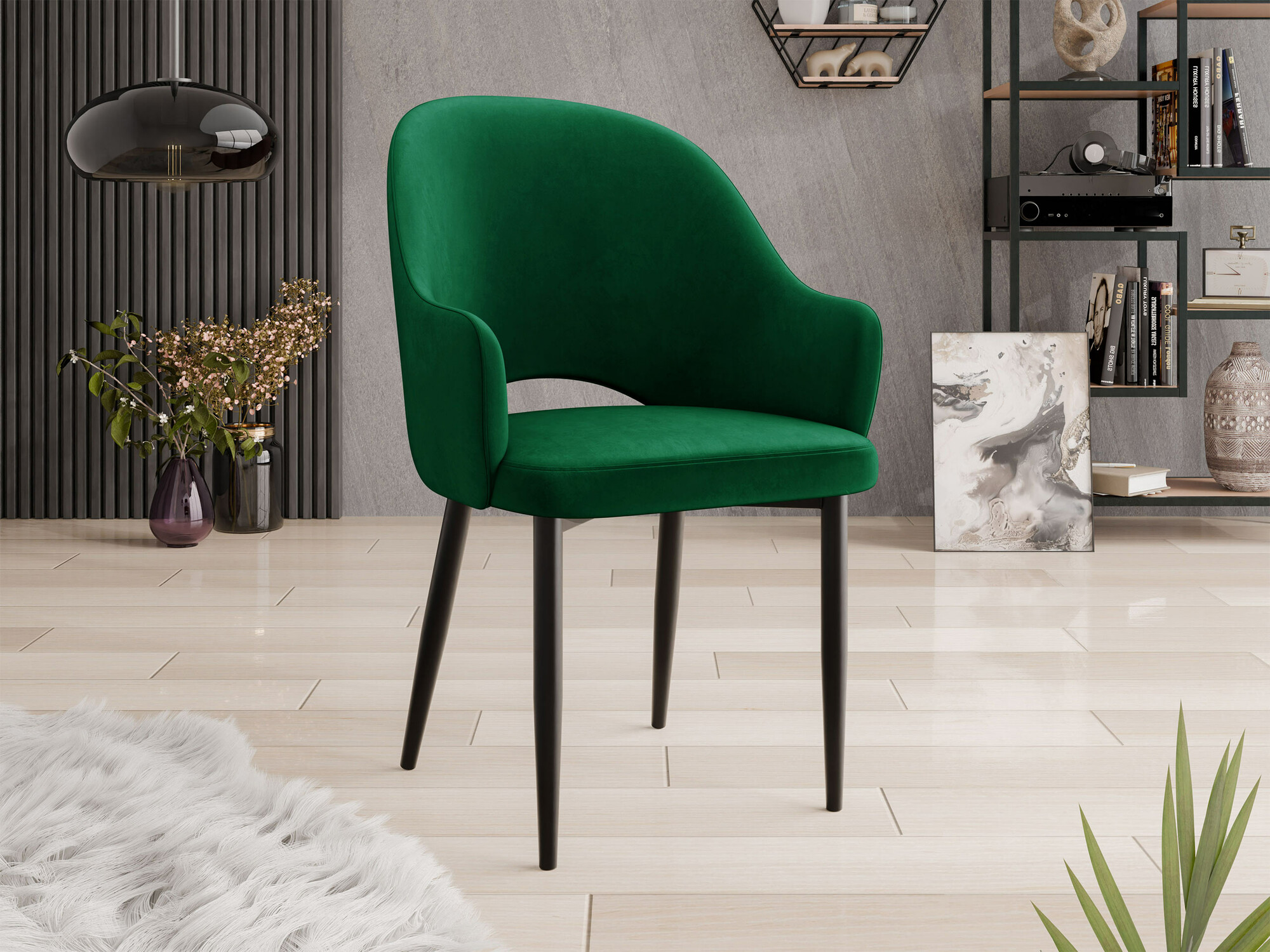 Krēsls Jackson 116 (Melns + Magic Velvet 2225)