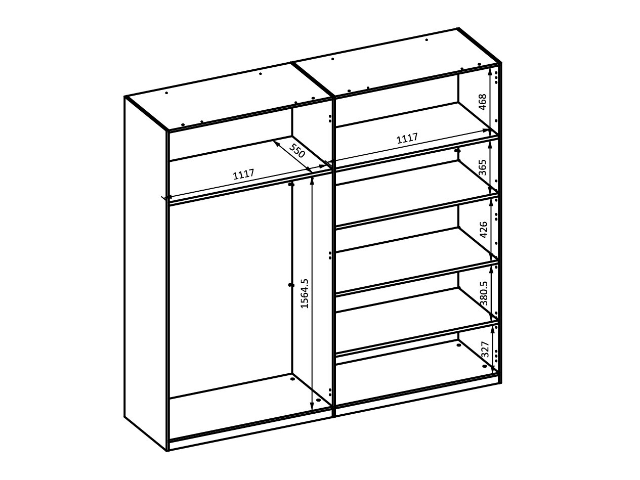 Skapis Mirsevi 103 (Jā)