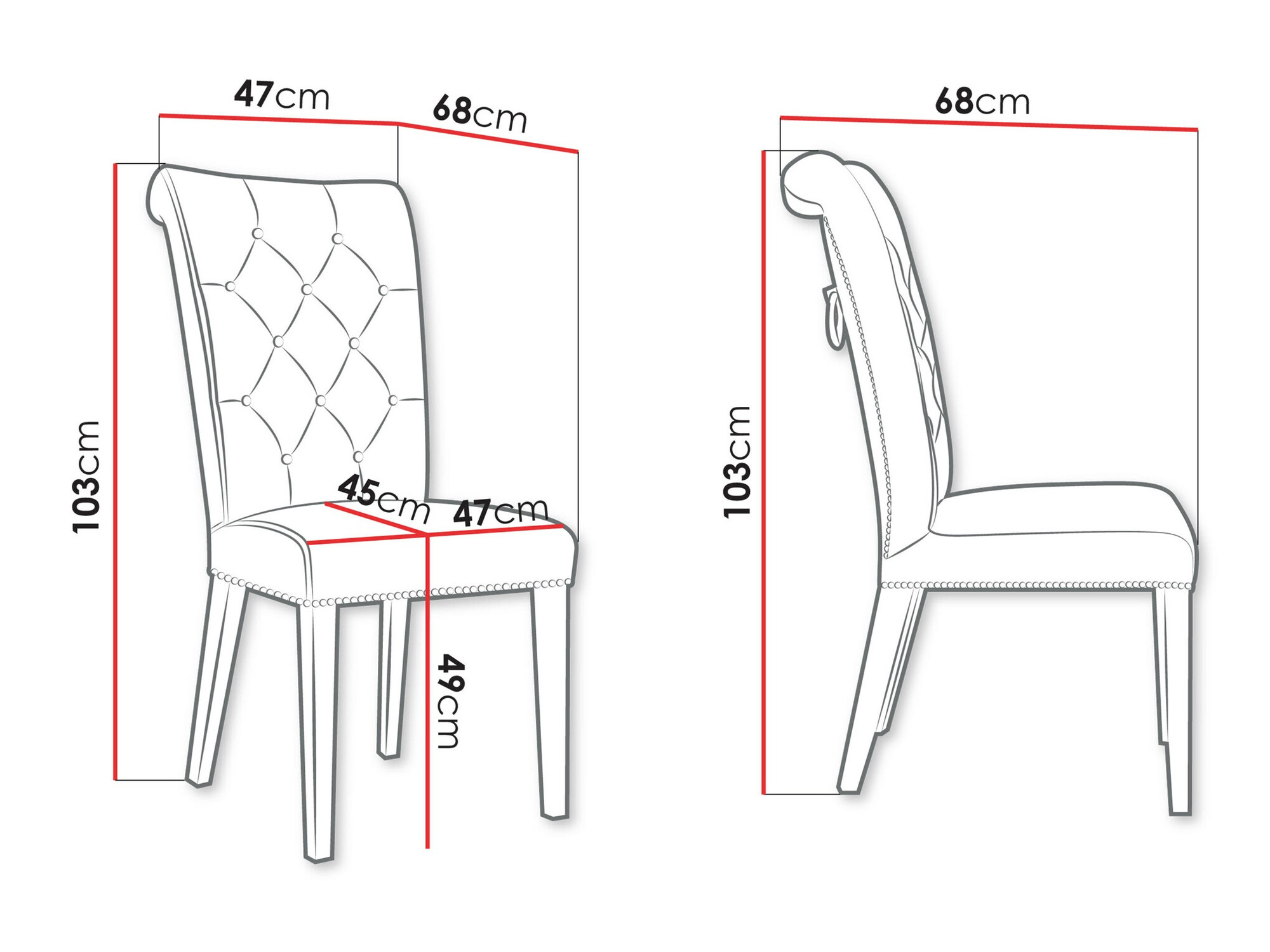 Стул Jackson 111 (Magic Velvet 2240)
